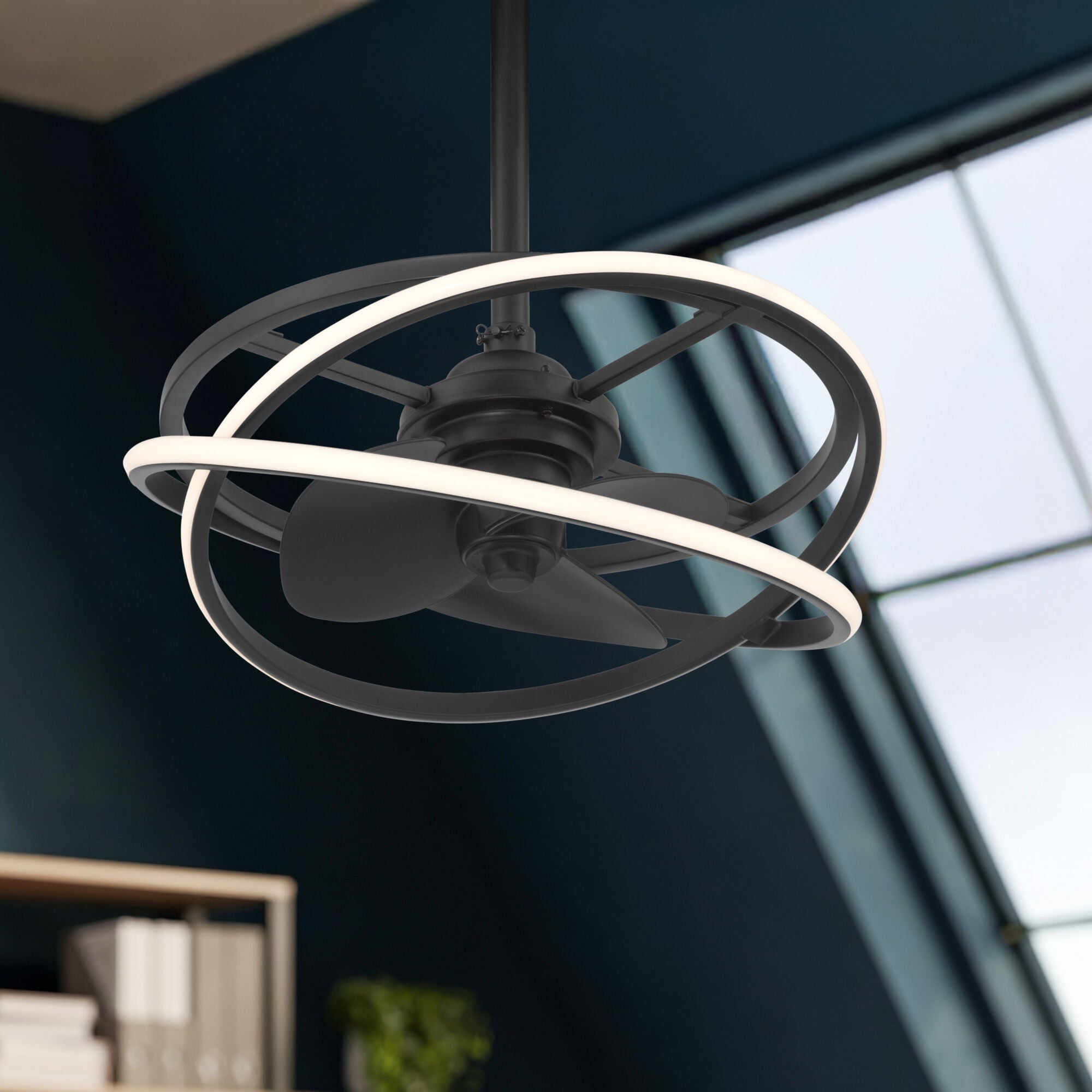 Cirro 20 Inch Chandelier Ceiling Fan with Light Kit,
