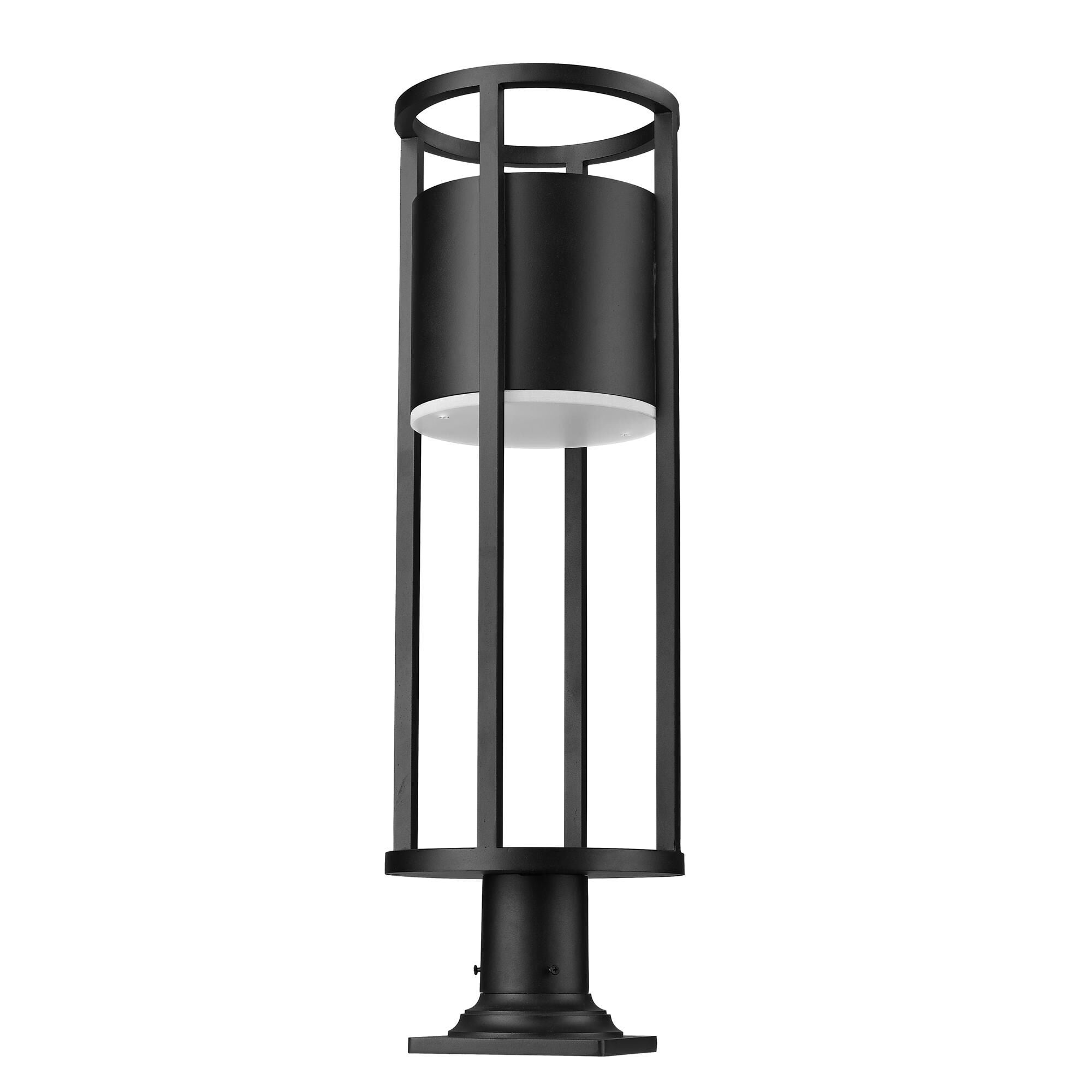 Shown in Matte Black finish and Etched glass