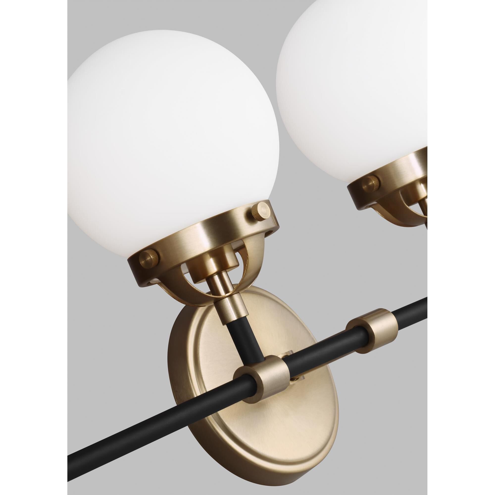 Cafe 30 Inch 4 Light Bath Vanity Light by Visual Comfort Studio Collection