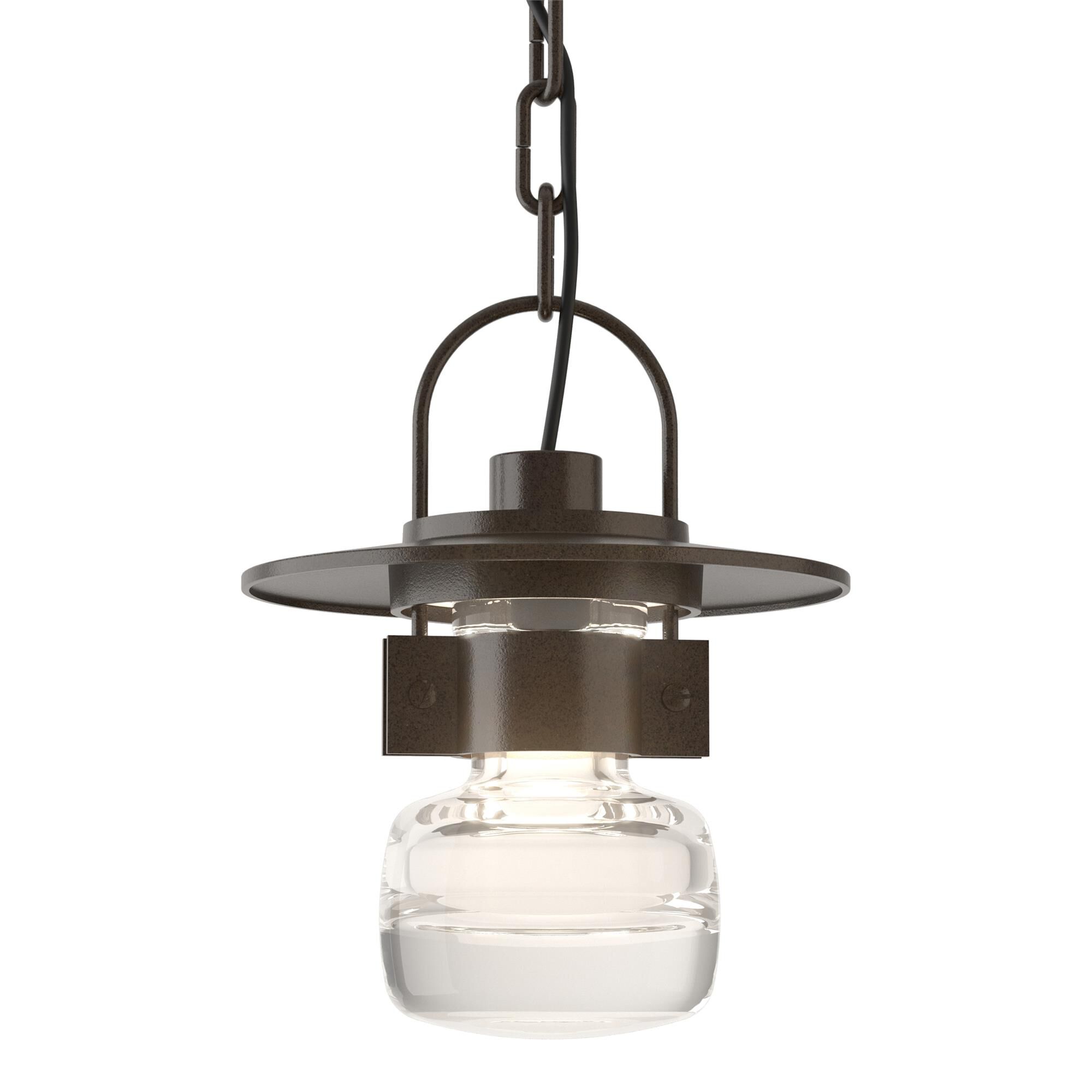 Hubbardton Forge Mason 10 Inch Tall Outdoor Hanging Lantern