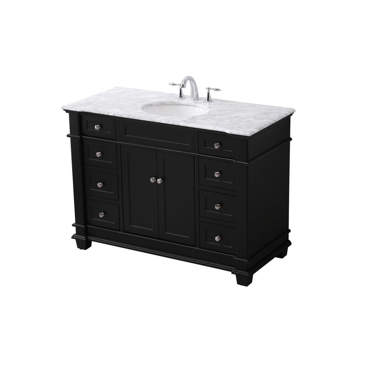 Shown in Black finish