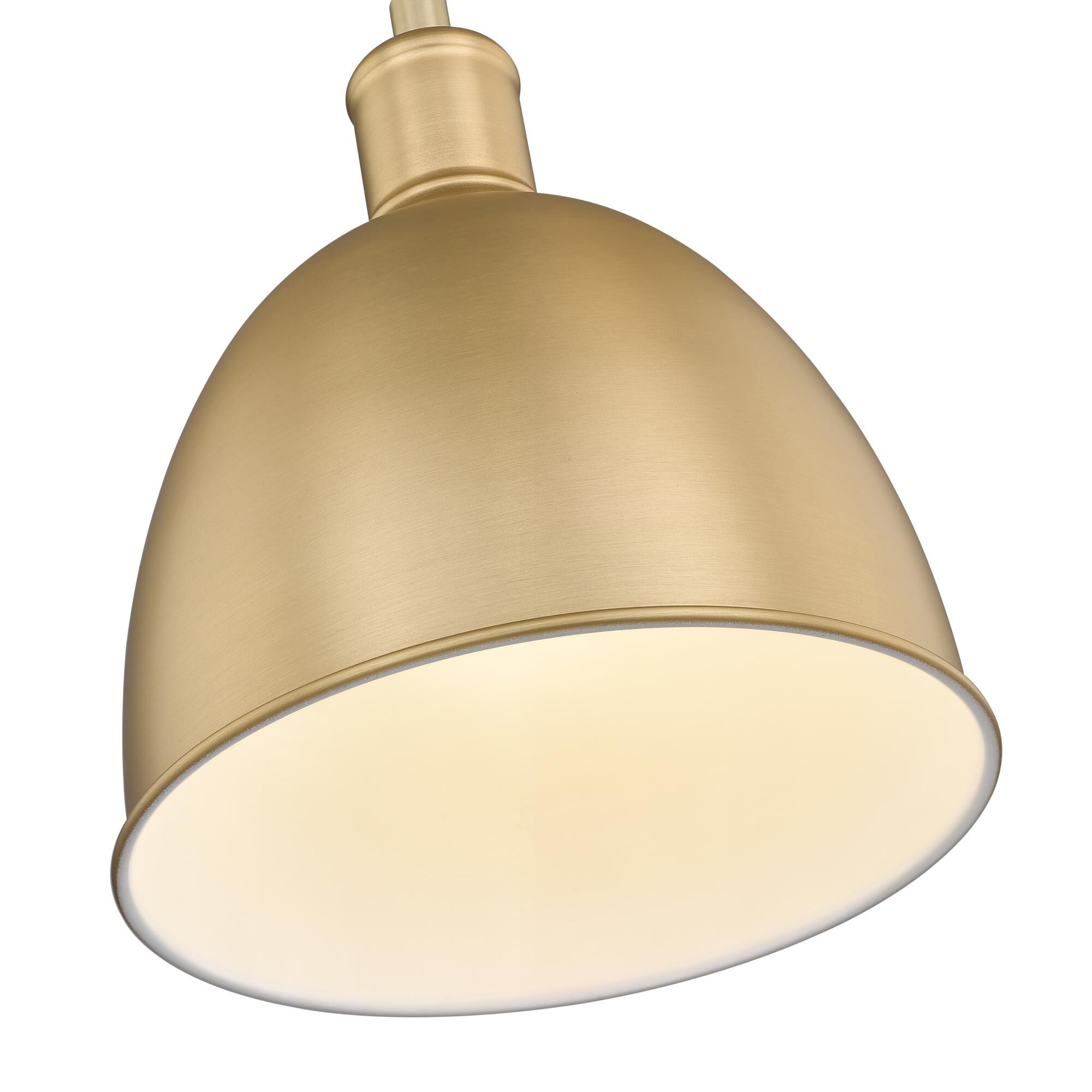 Shown in Classic Brass finish and Classic Brass shade