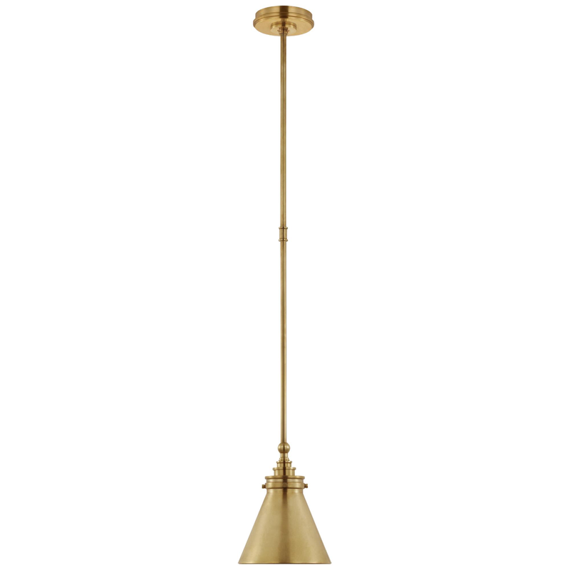 Visual Comfort Signature Collection Chapman and Myers Parkington 7 Inch LED Mini Pendant