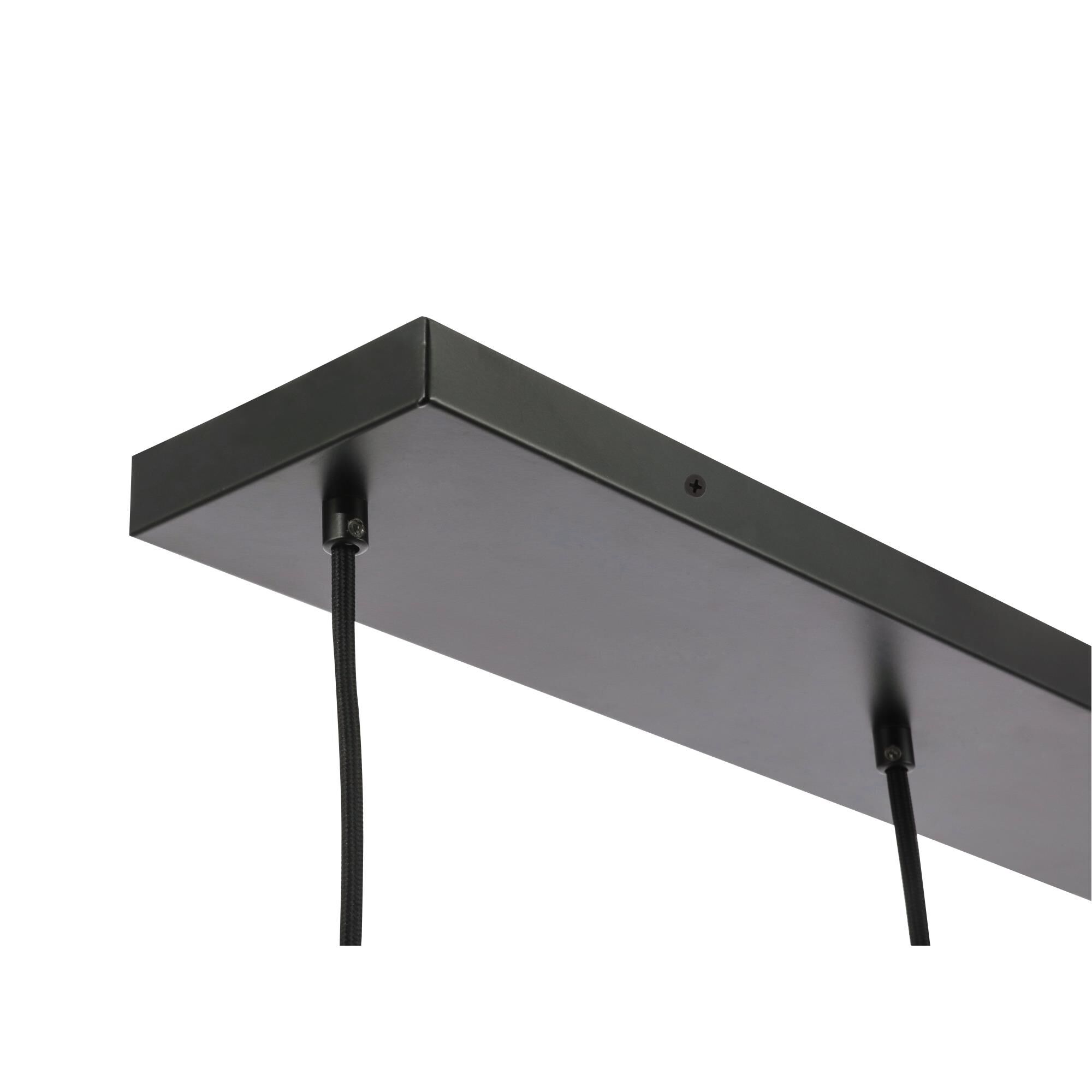 Shown in Black finish and Clear Bubble  glass