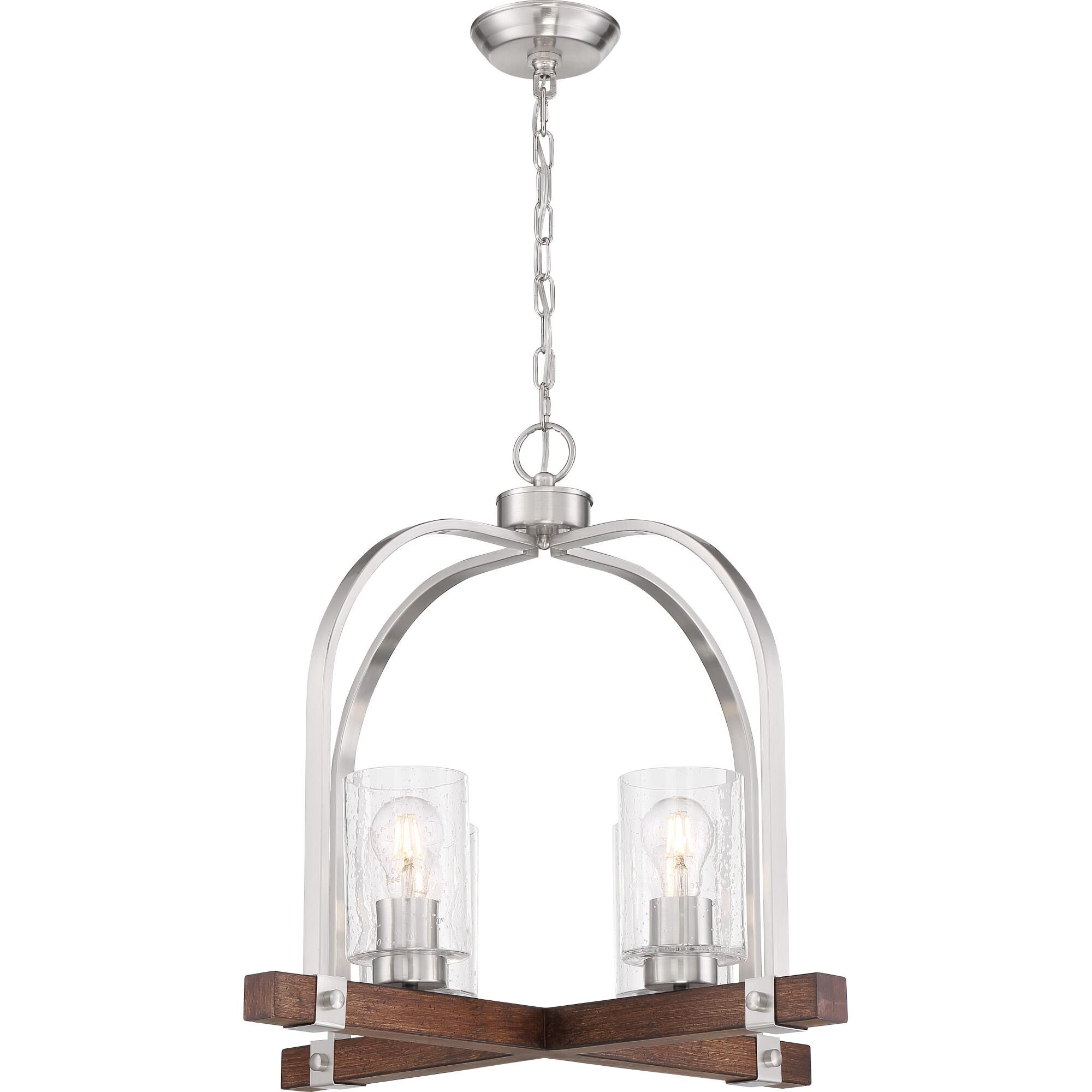 Arabel 24 Inch 4 Light Chandelier by Nuvo Lighting