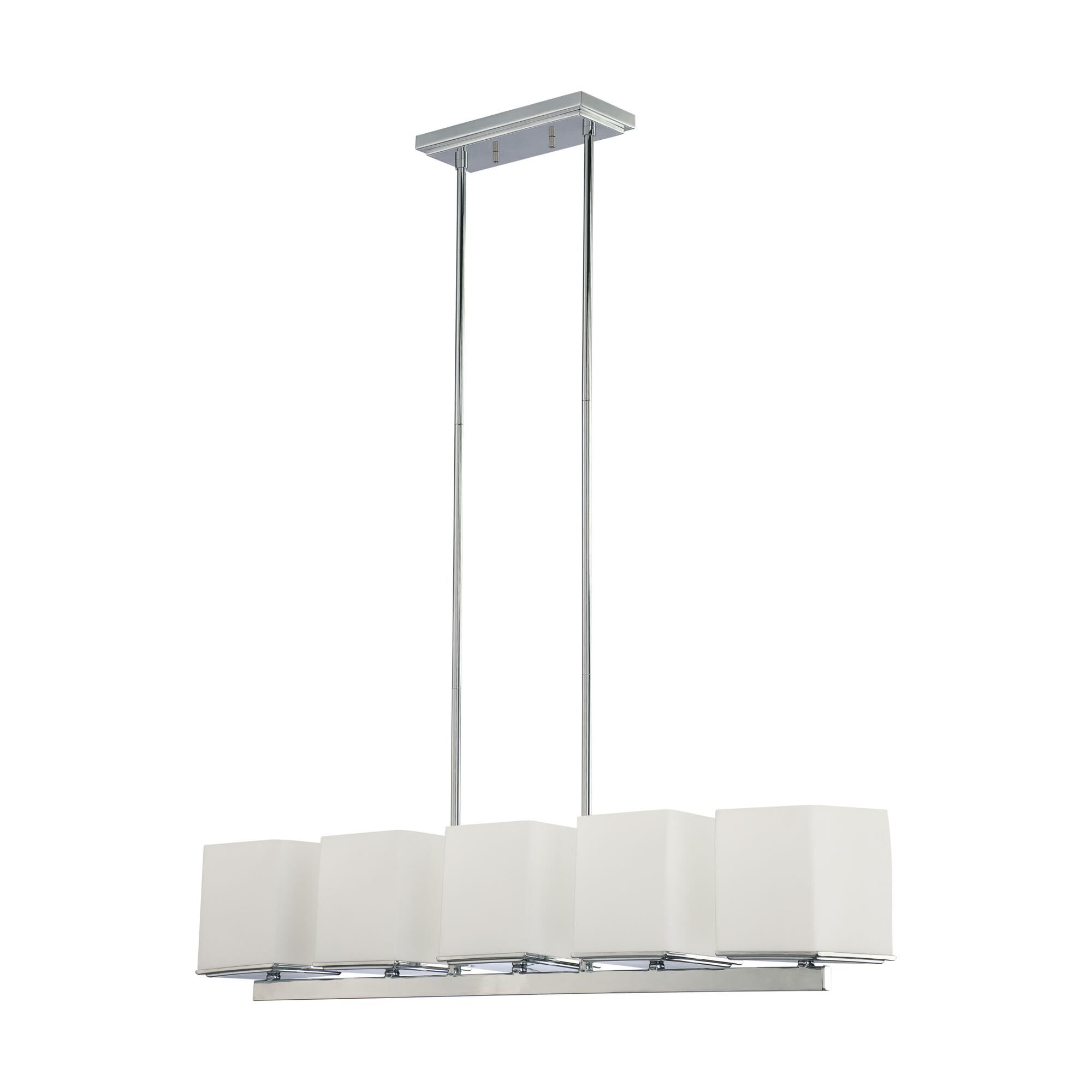 Bento 38 Inch 5 Light Linear Suspension Light by Nuvo Lighting
