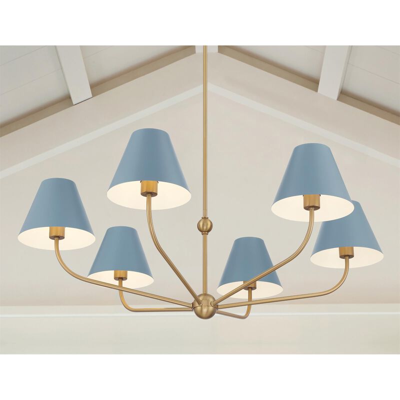 Xavier 40 Inch Chandelier by Crystorama
