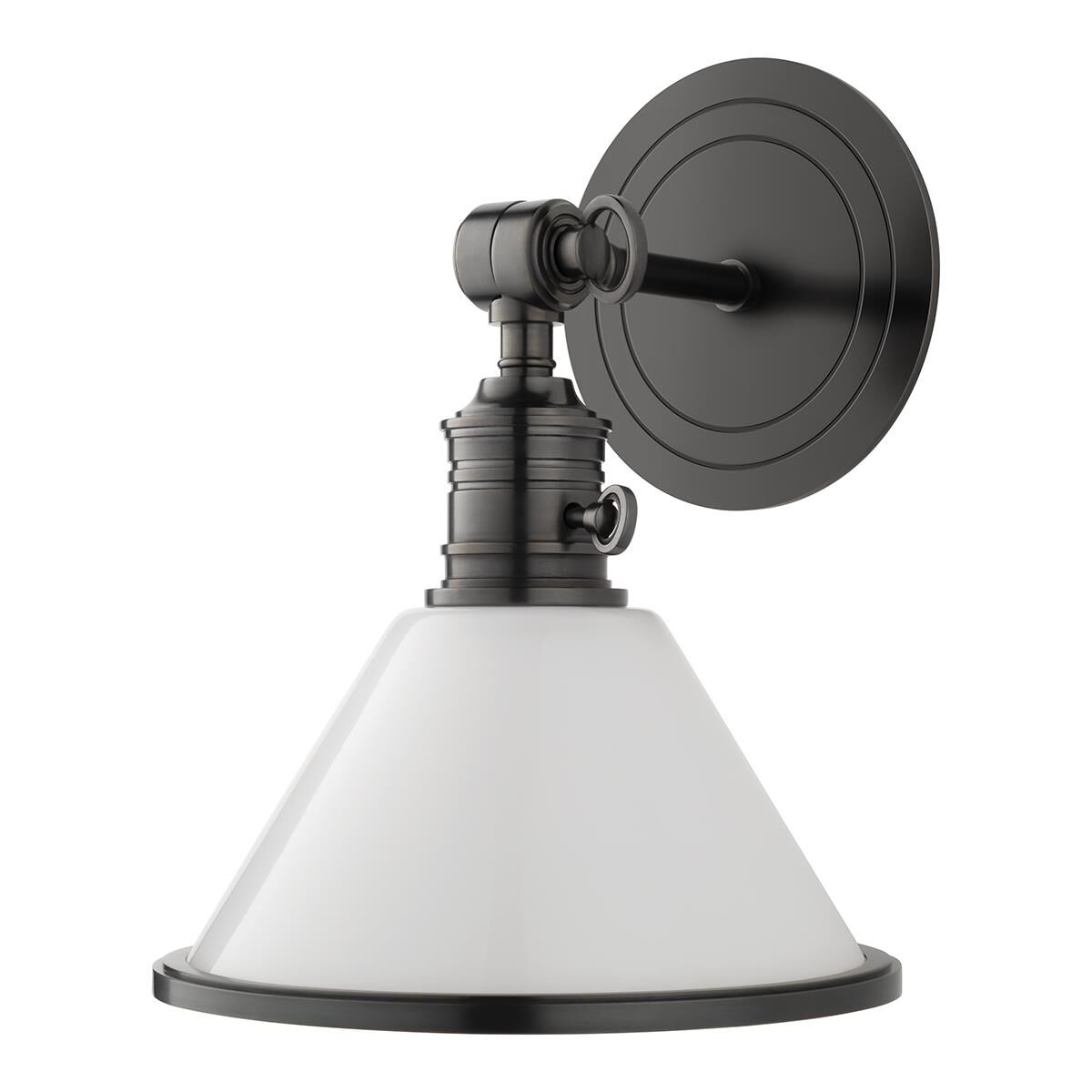 Shown in Old Bronze finish and Opal Glossy glass