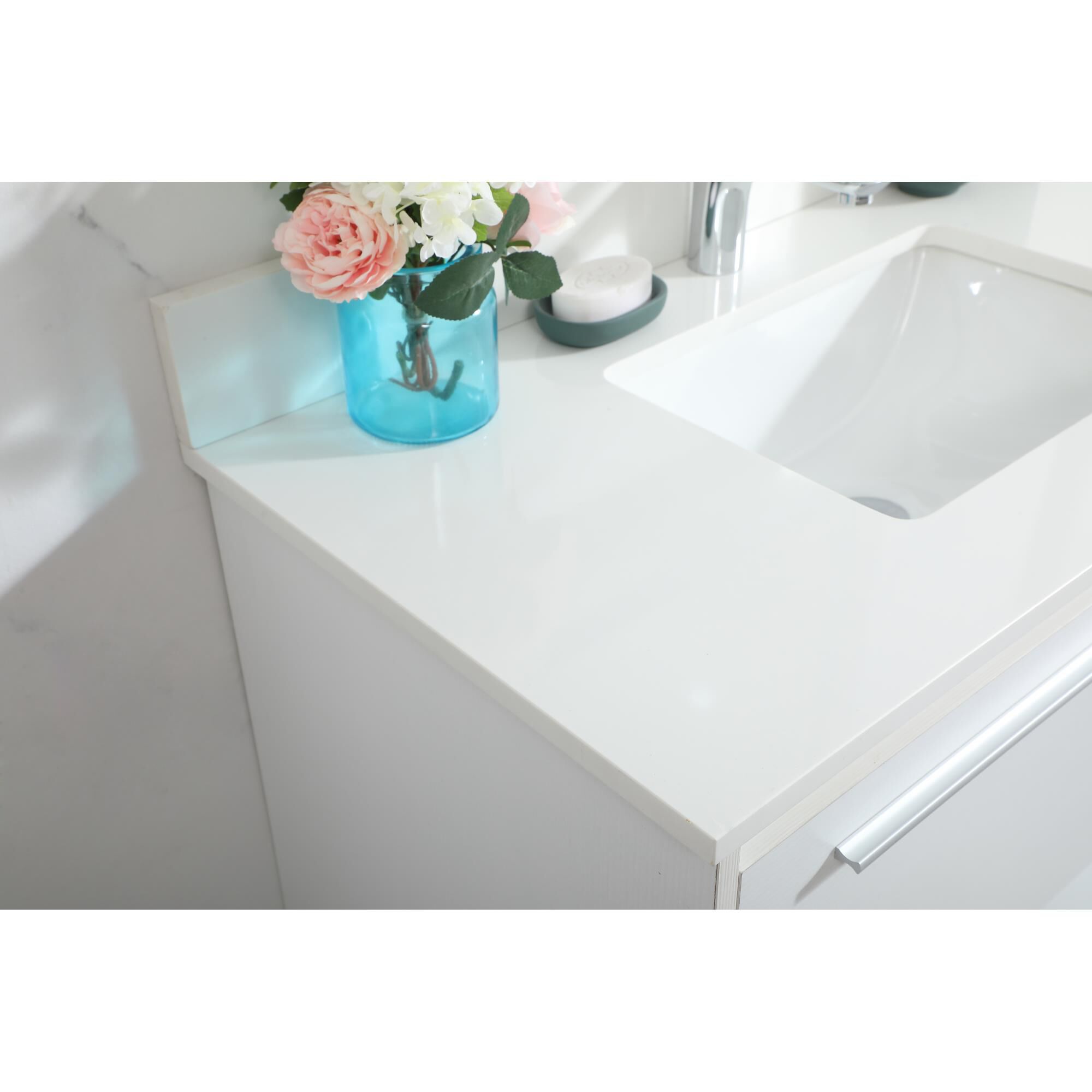 Shown in White finish