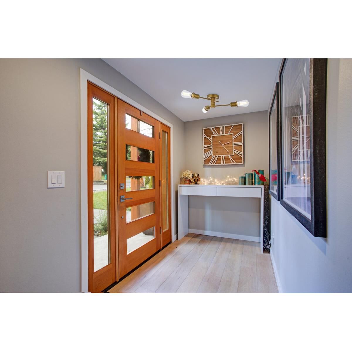 Shown in Brass finish