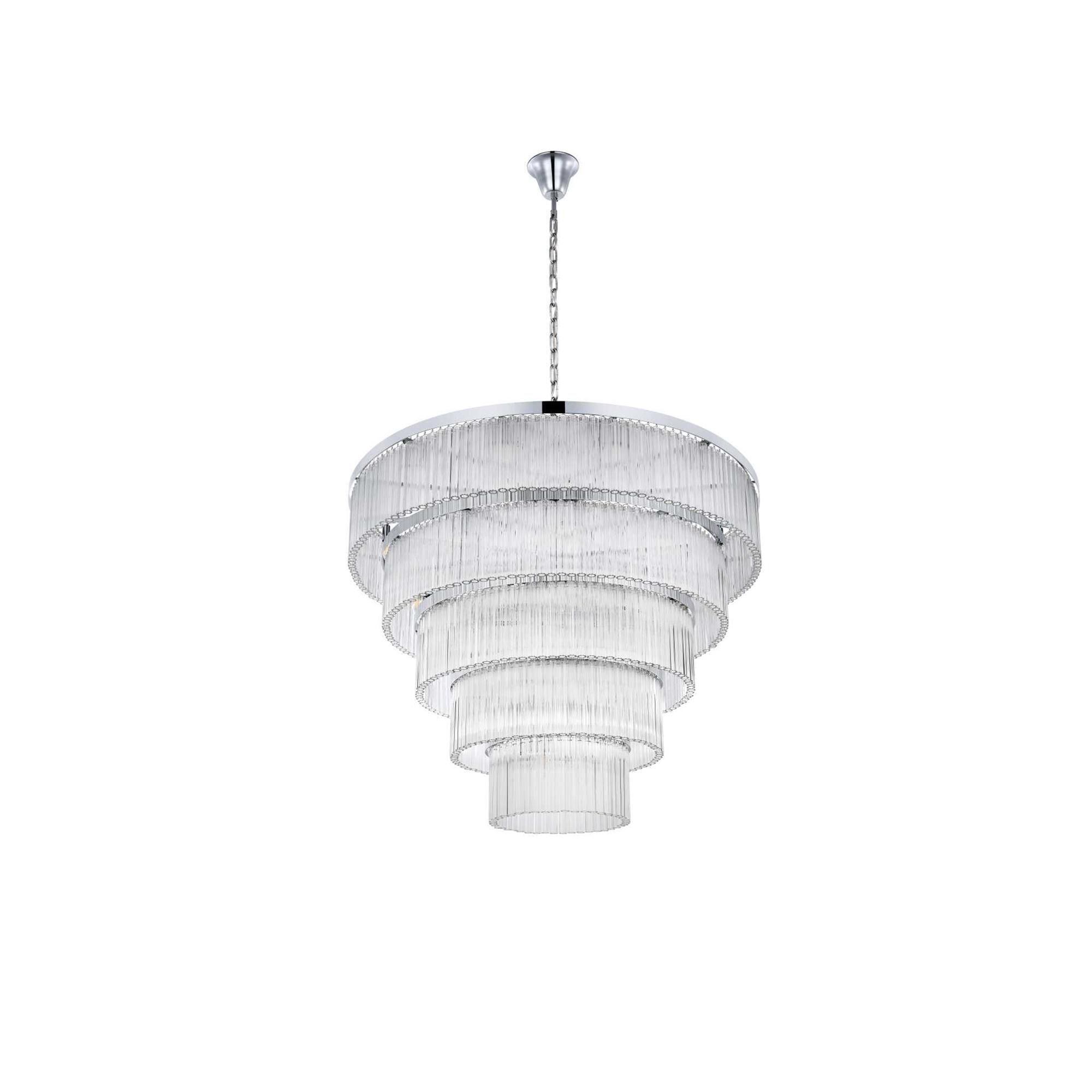 Harlow 48 Inch Chandelier by Elegant Lighting