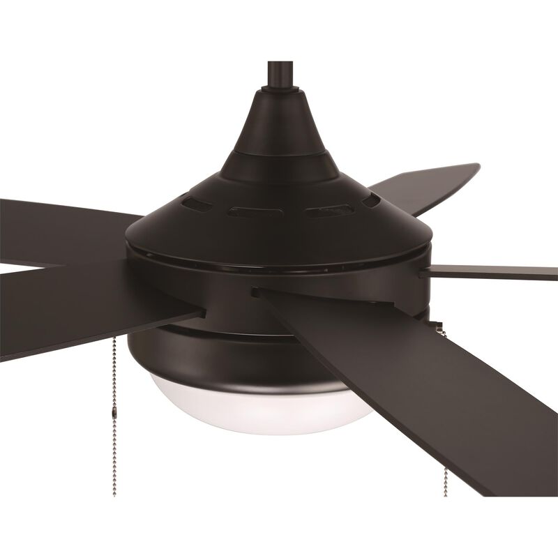 Phaze 52 Inch 5 Blade Ceiling Fan with Light Kit by Craftmade