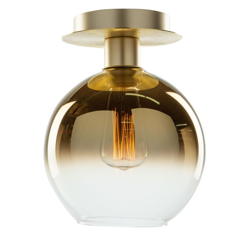 Steven Sabados (S&C) Morning Mist 7 Inch 1 Light Semi Flush Mount by Artcraft