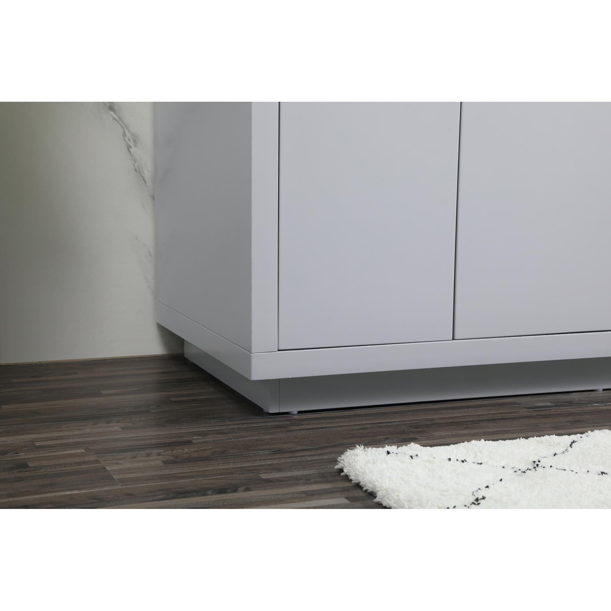 Shown in Grey finish