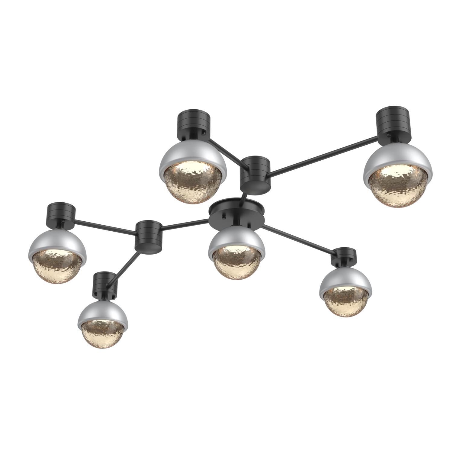Levi Wilson Cabochon 41 Inch Flush Mount by Hammerton Studio