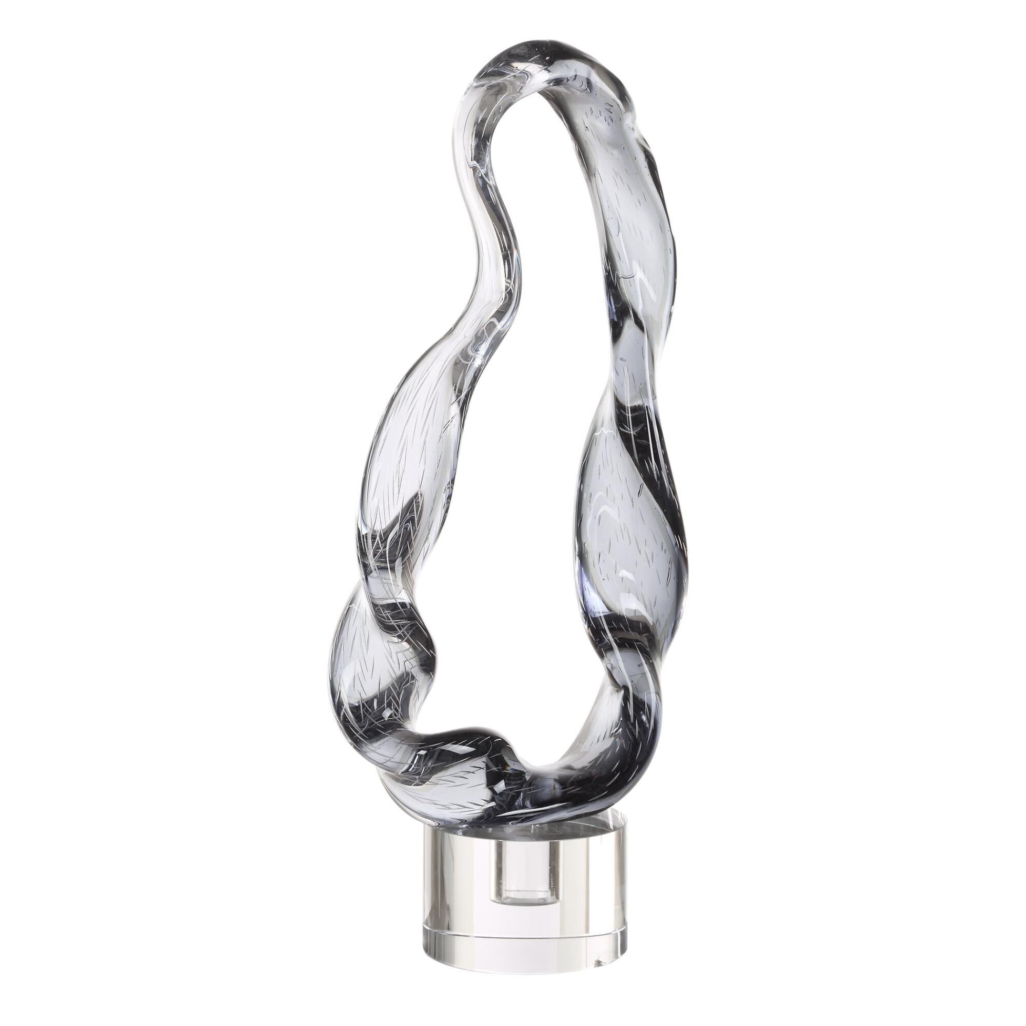 Grace Feyock Luminous Twist 9 Inch Sculpture by Uttermost