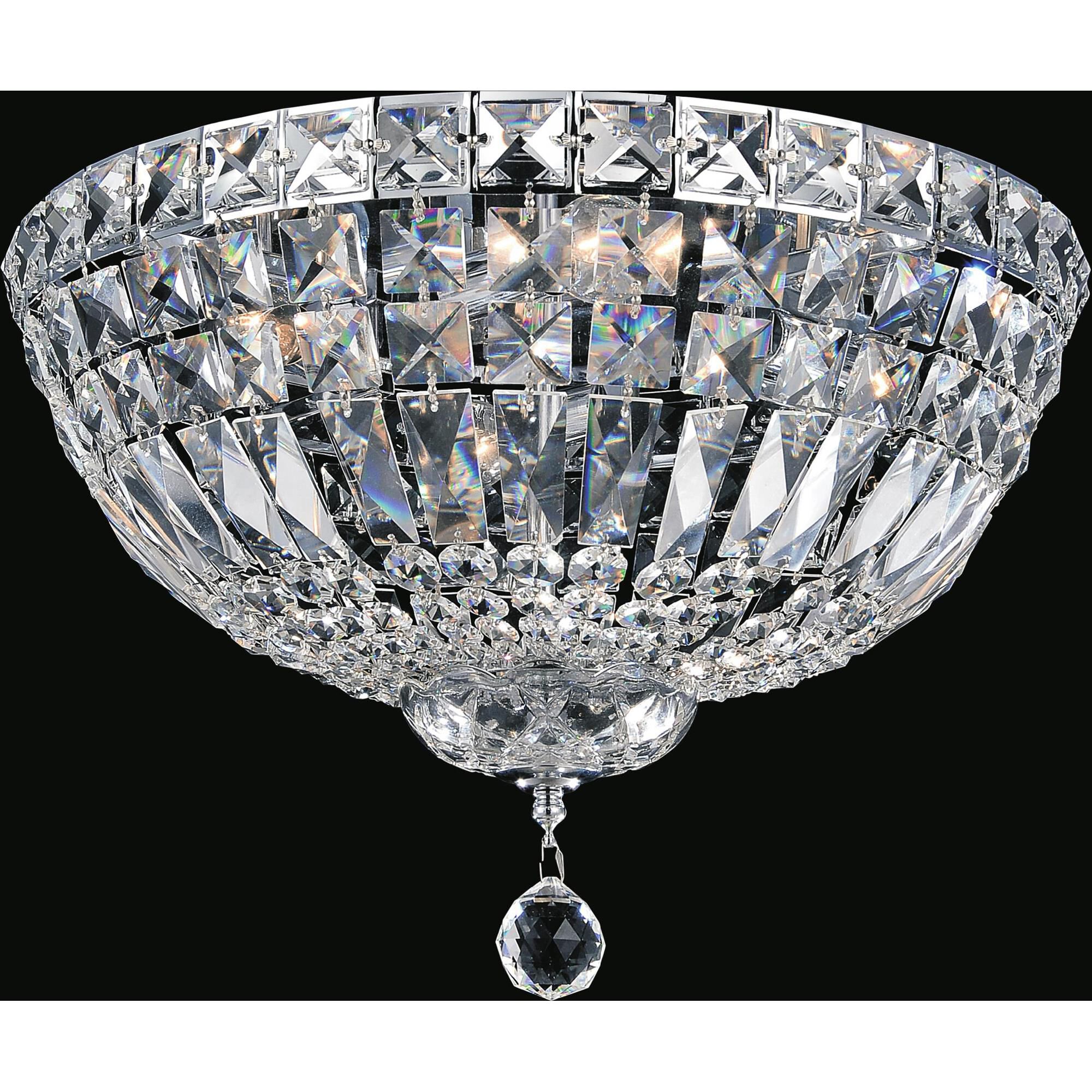 Shown in Chrome finish and K9 Clear crystal