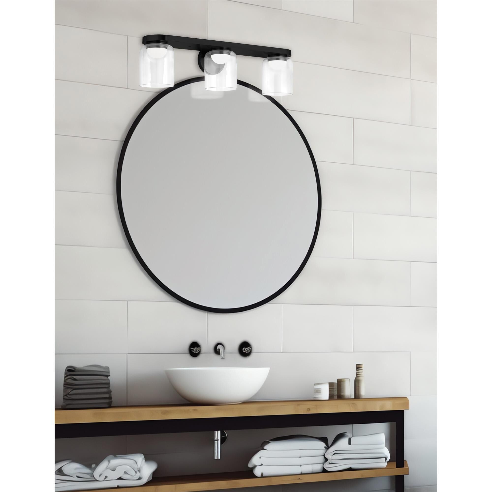 Nadine 24 Inch 3 Light Bath Vanity Light by Dainolite