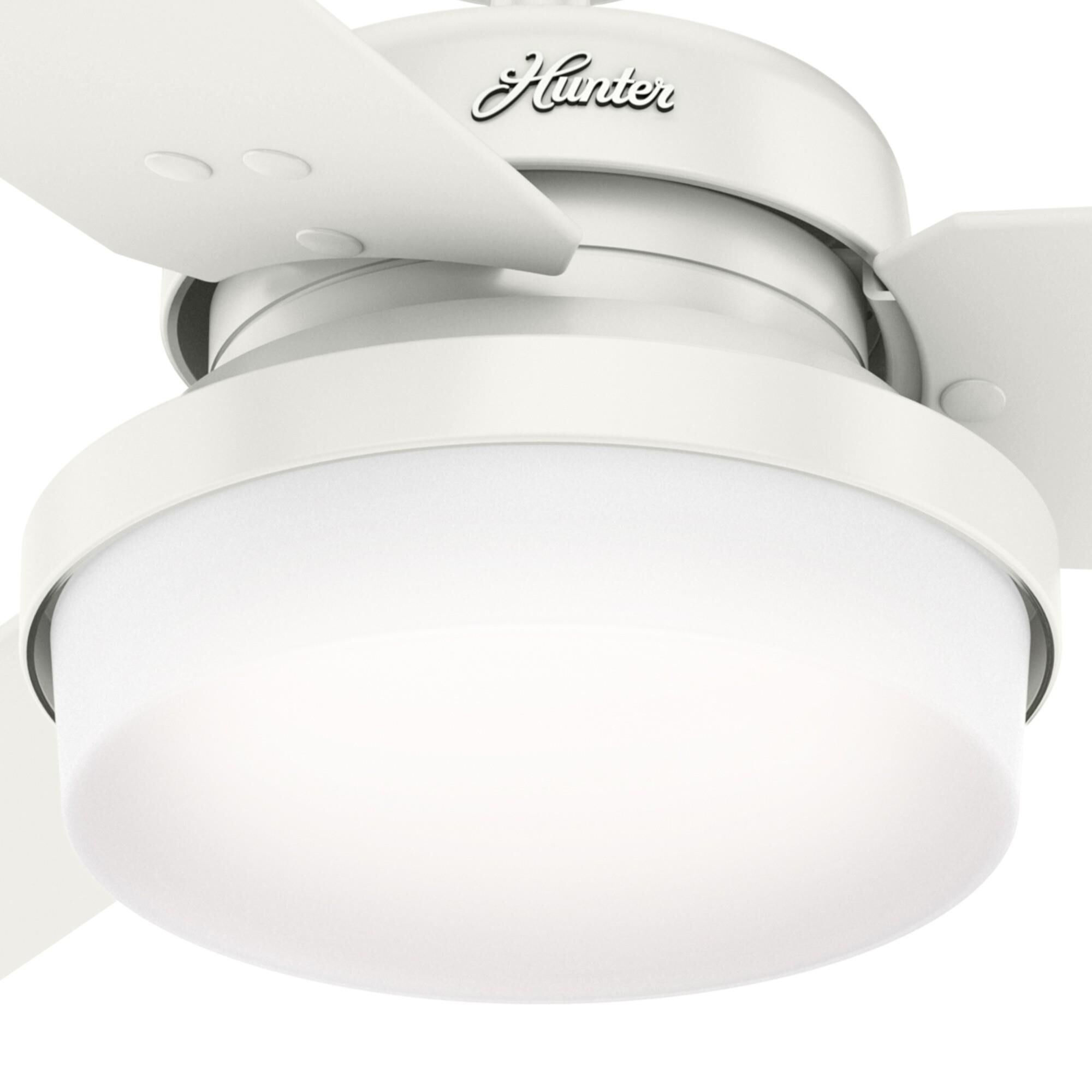 Sentinel 52 Inch Ceiling Fan with Light Kit by Hunter Fan