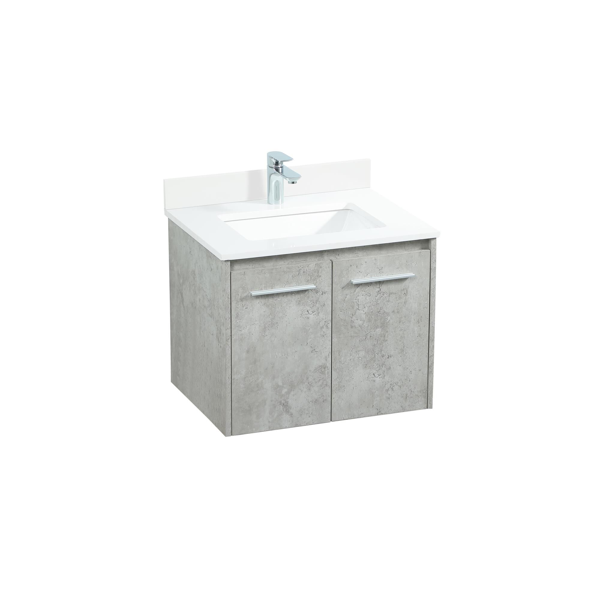 Shown in Concrete Grey finish