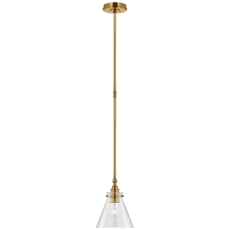 Visual Comfort Signature Collection Chapman and Myers Parkington 7 Inch LED Mini Pendant
