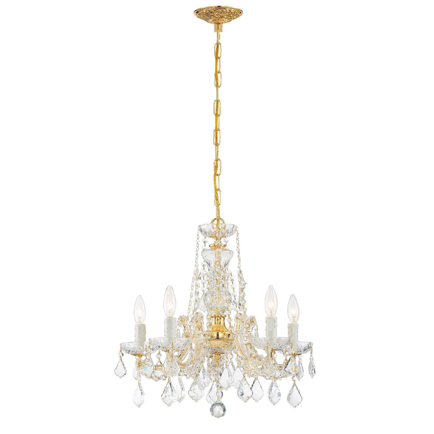 Maria Theresa 20 Inch 5 Light Mini Chandelier by Crystorama