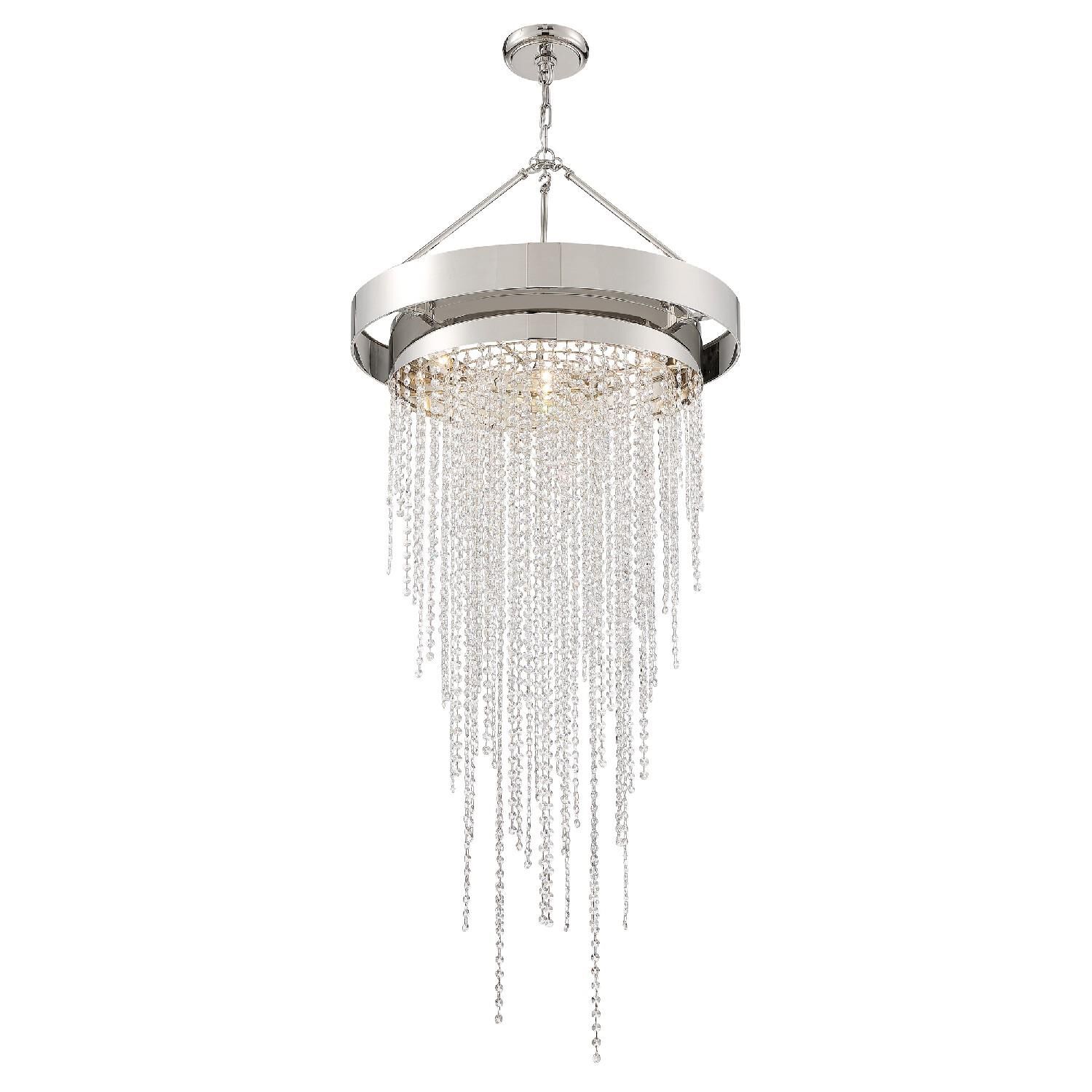 Clarksen 26 Inch 6 Light Chandelier by Crystorama