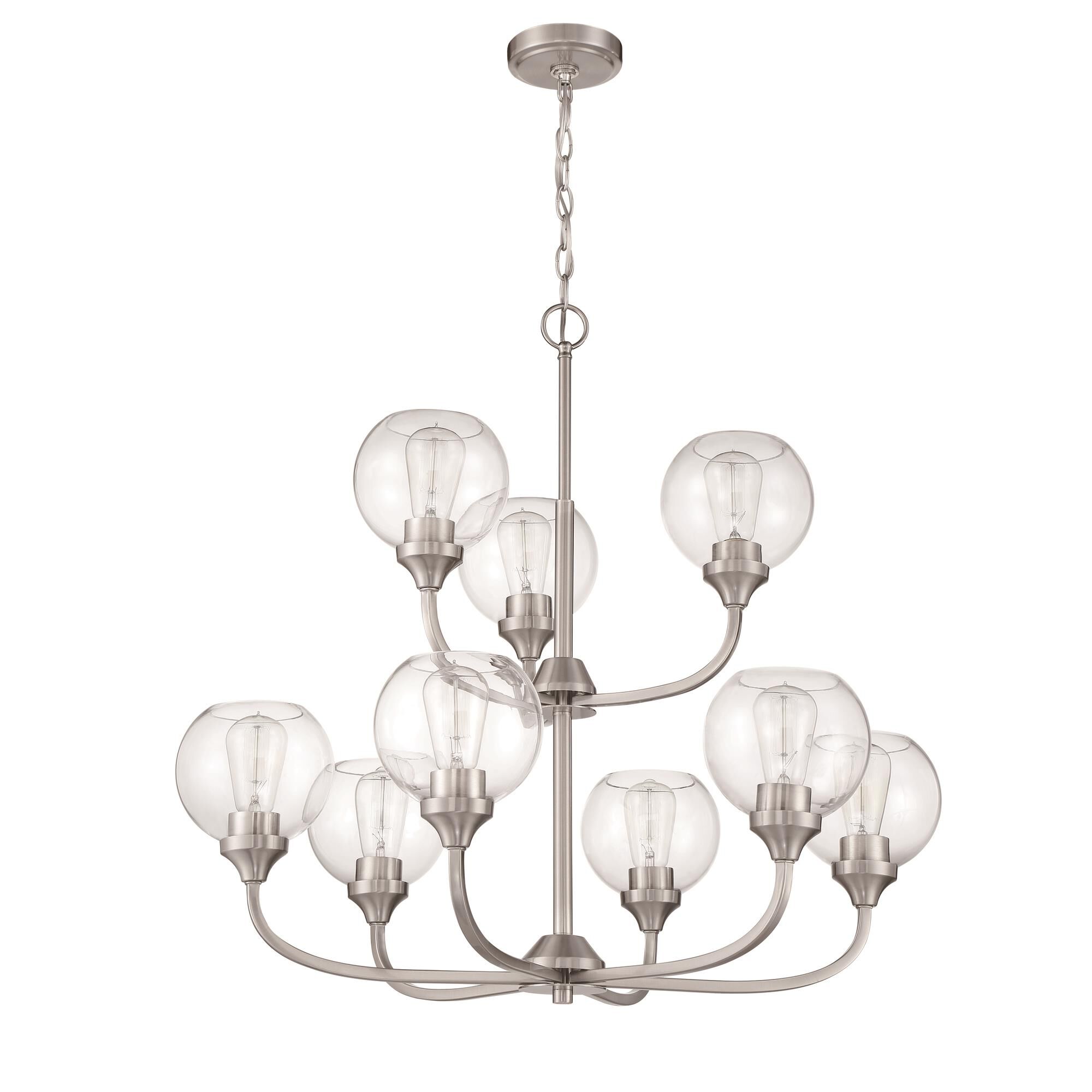 Shown in Brushed Polished Nickel finish