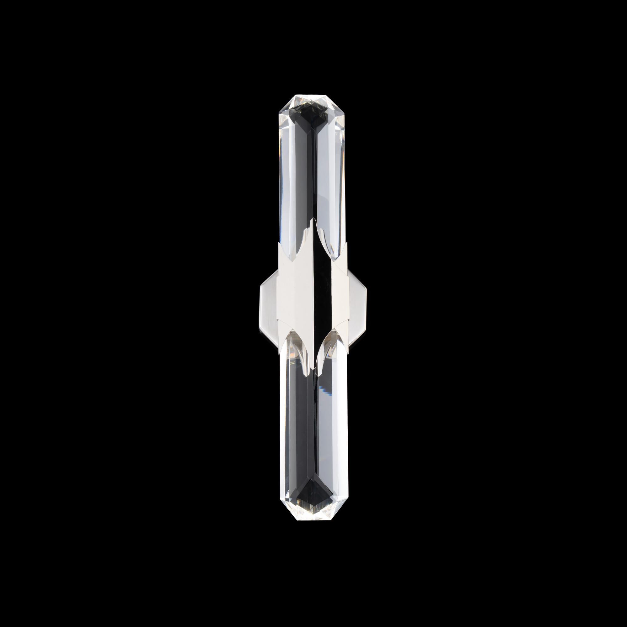 Shown in Polished  Nickel finish and Optic crystal