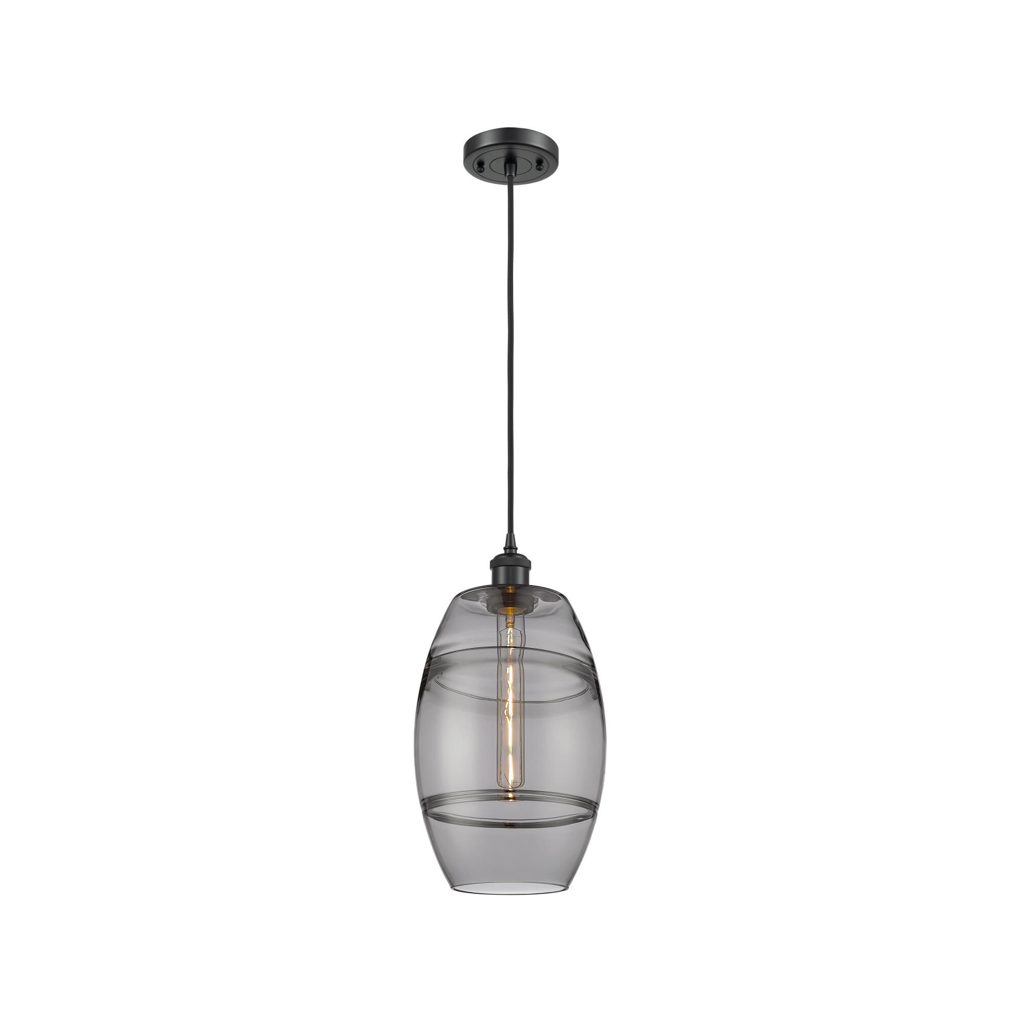 Shown in Matte Black finish and Light Smoke glass