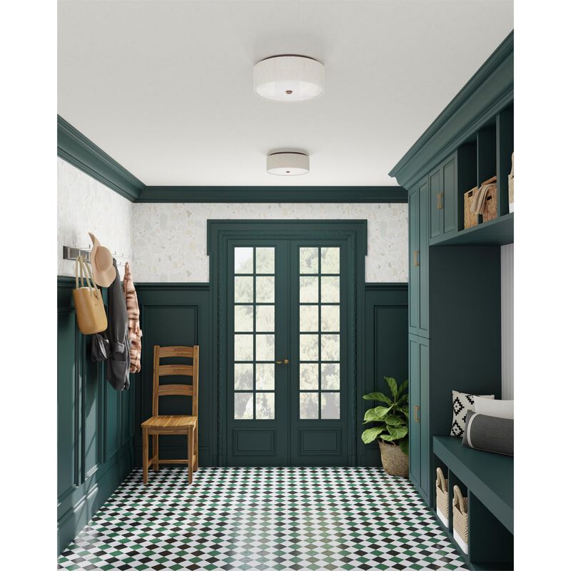 Tyrone 14 Inch Flush Mount by Currey & Company