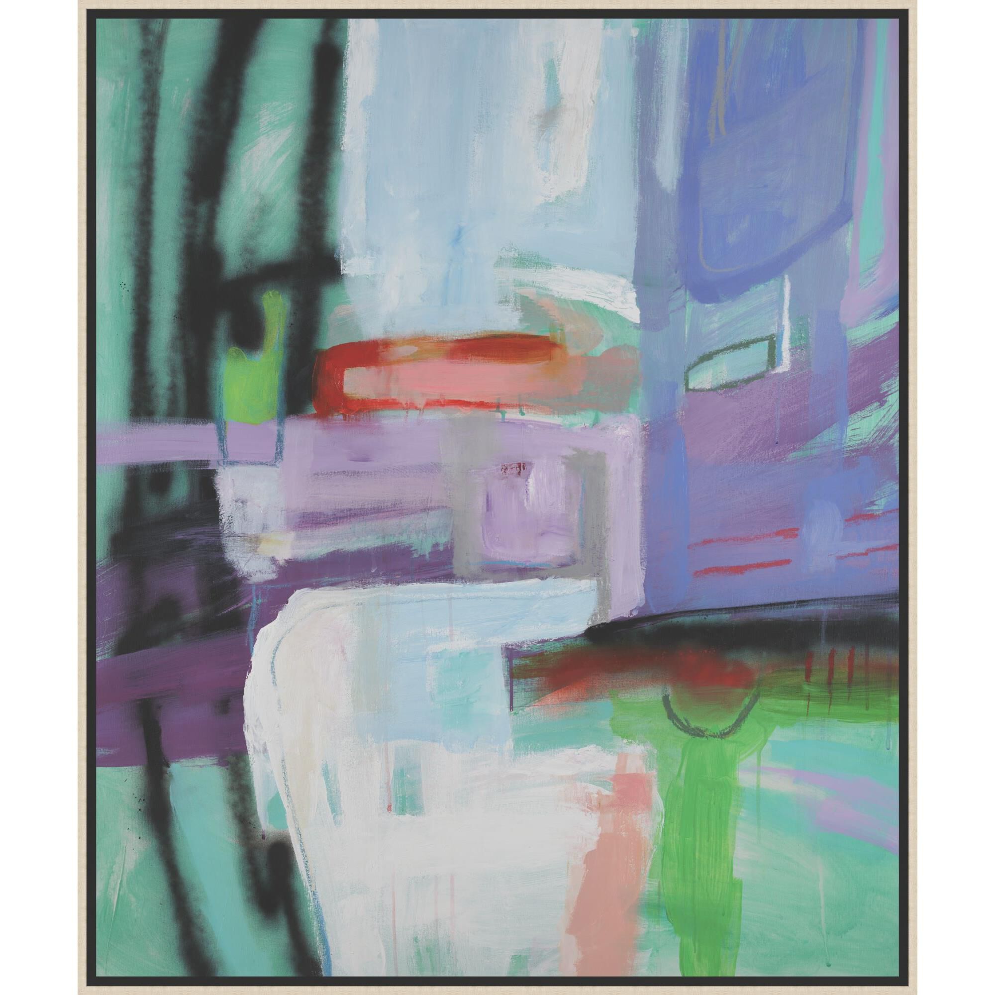 Sara Abbott Walk Through Town Print by LEVEL57