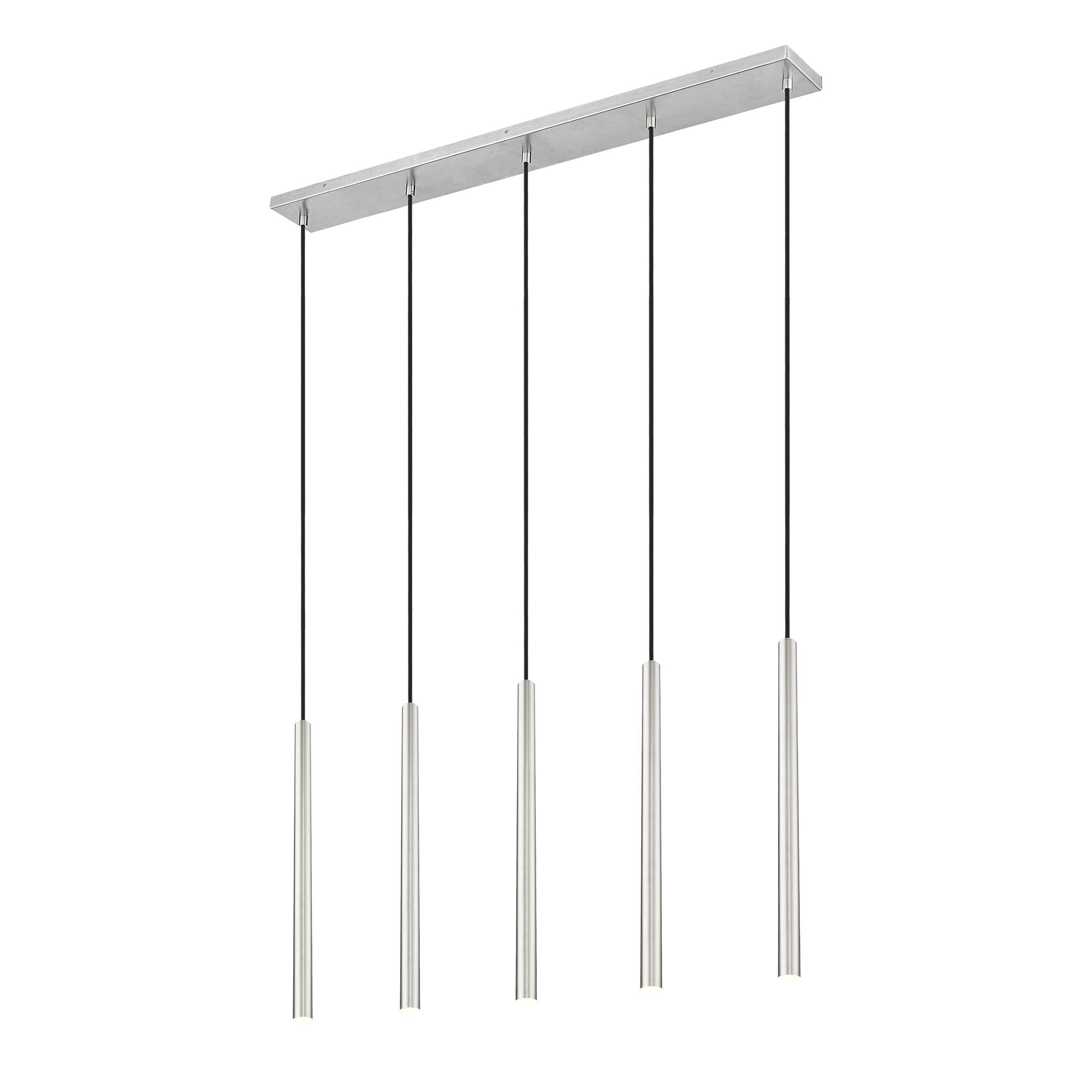 Shown in Brushed Nickel finish and Brushed Nickel glass and Brushed Nickel shade