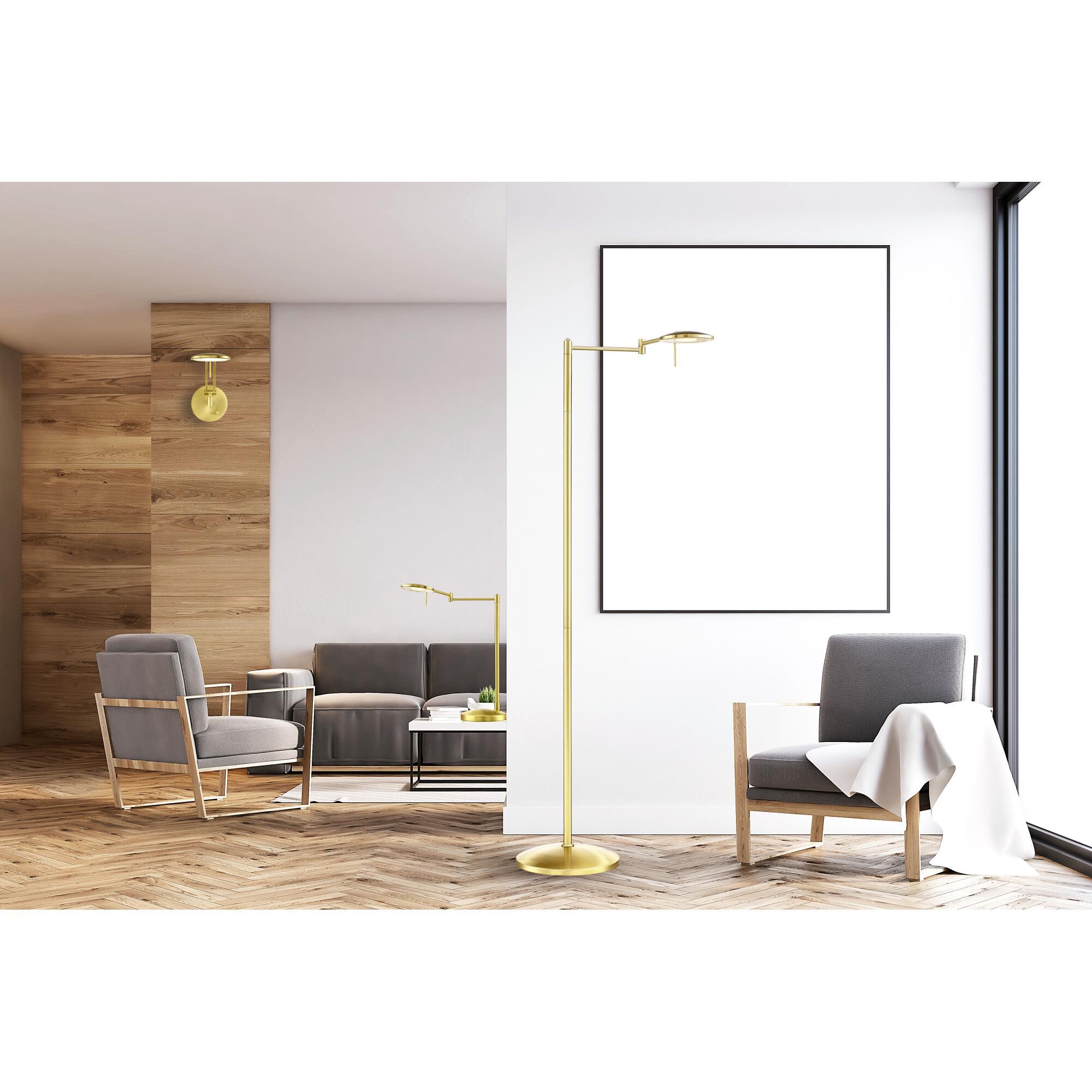 Shown in Satin Brass finish