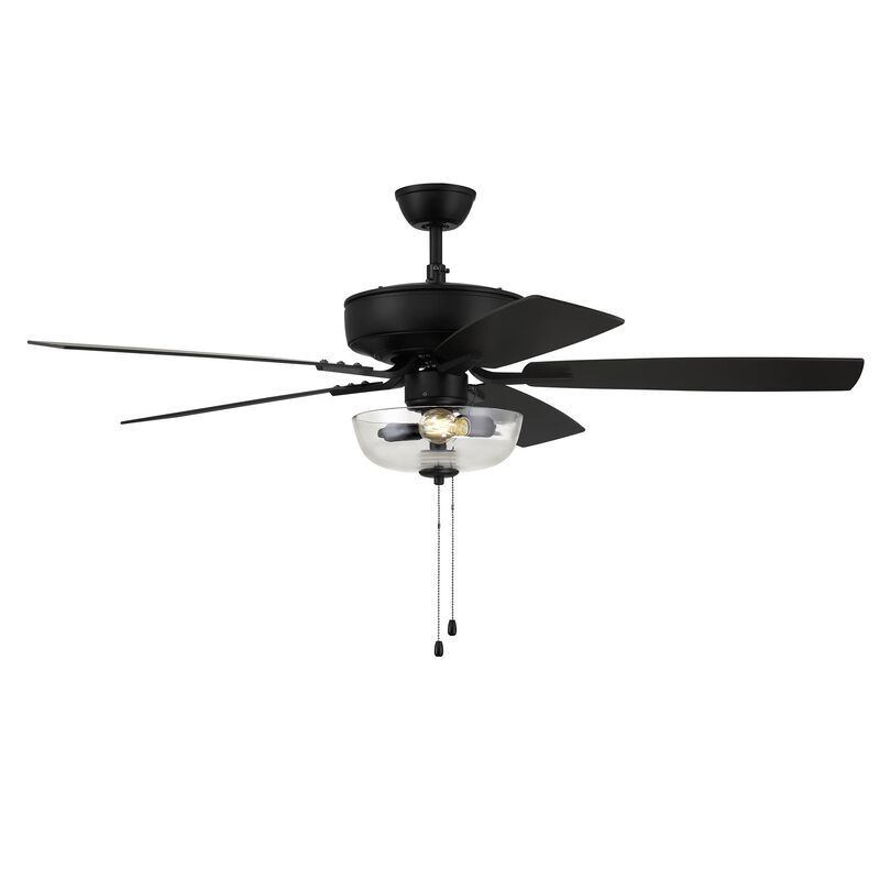 Pro Plus 52 Inch Ceiling Fan with Light Kit by Craftmade