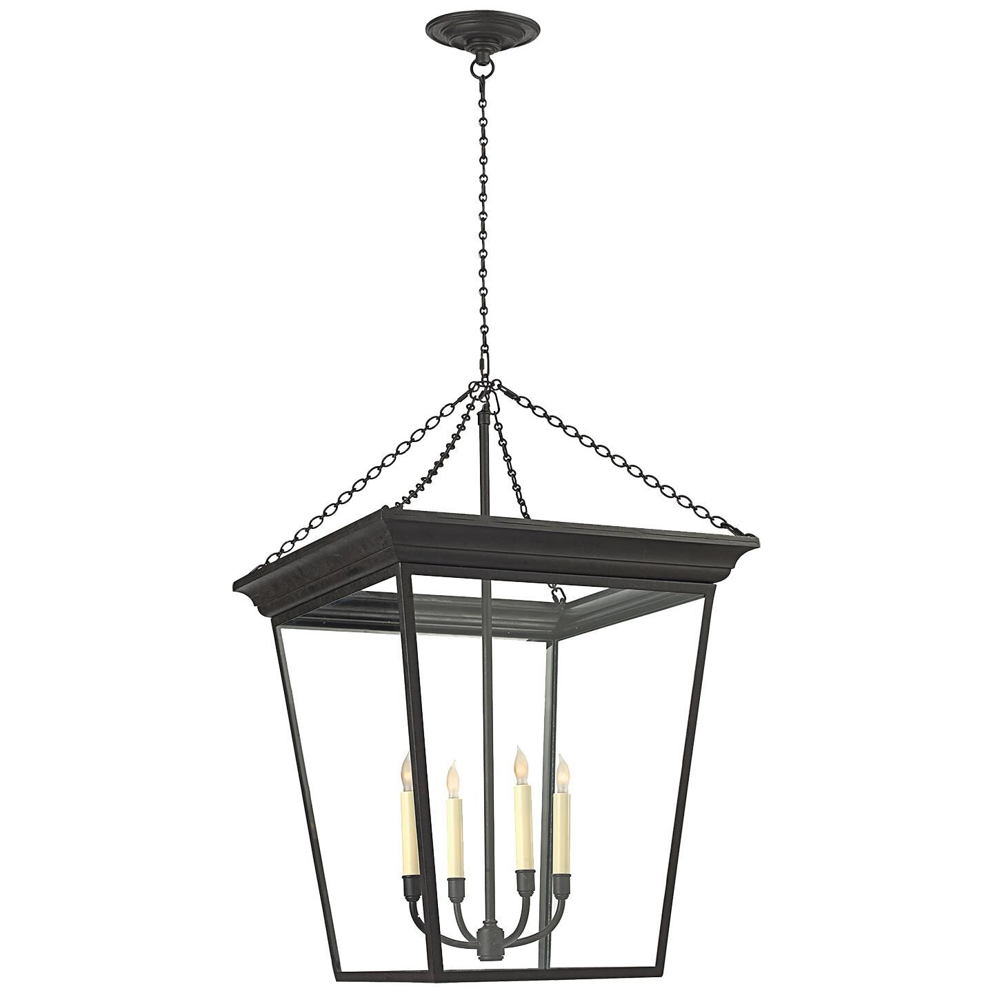 Chapman & Myers Cornice 20 Inch Cage Pendant by Visual Comfort Signature Collection