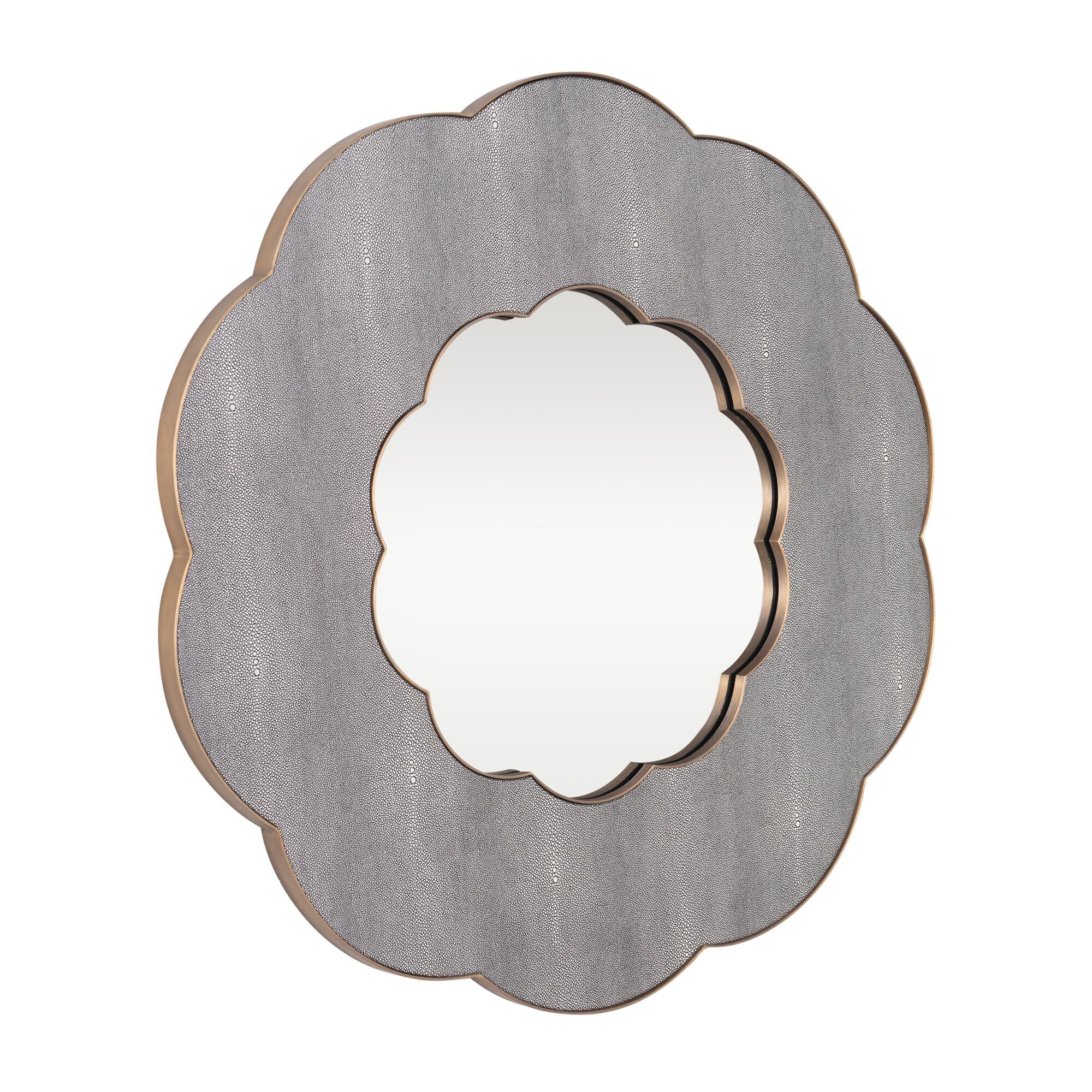 Tamara Day Scallop 36 Inch Decorative Mirror,