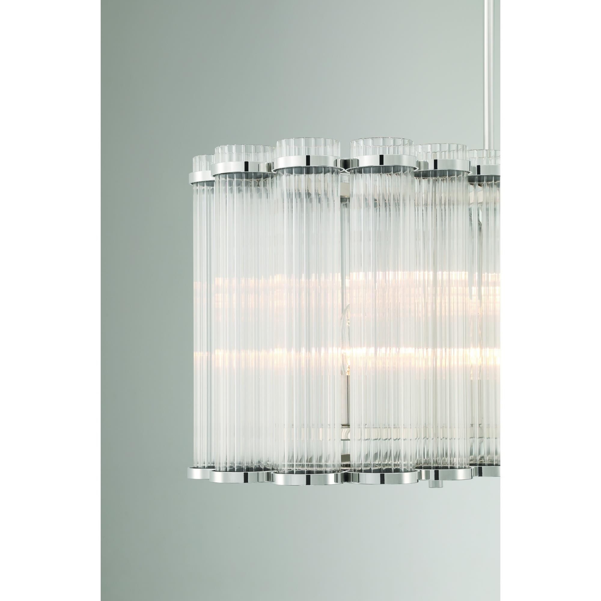 Glasbury Medium Linear Chandelier,