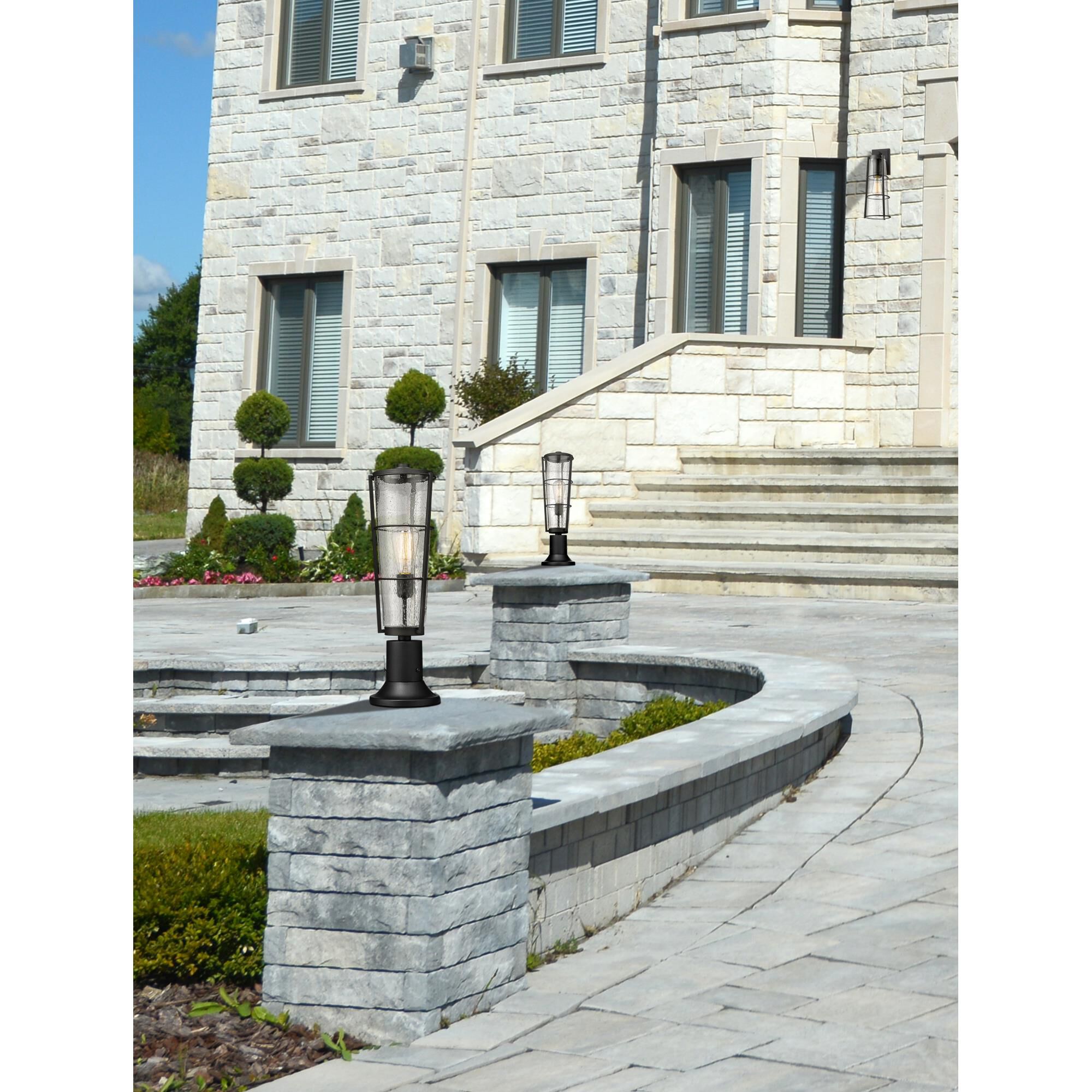 Z-Lite Helix 22 Inch Tall Outdoor Pier Lamp