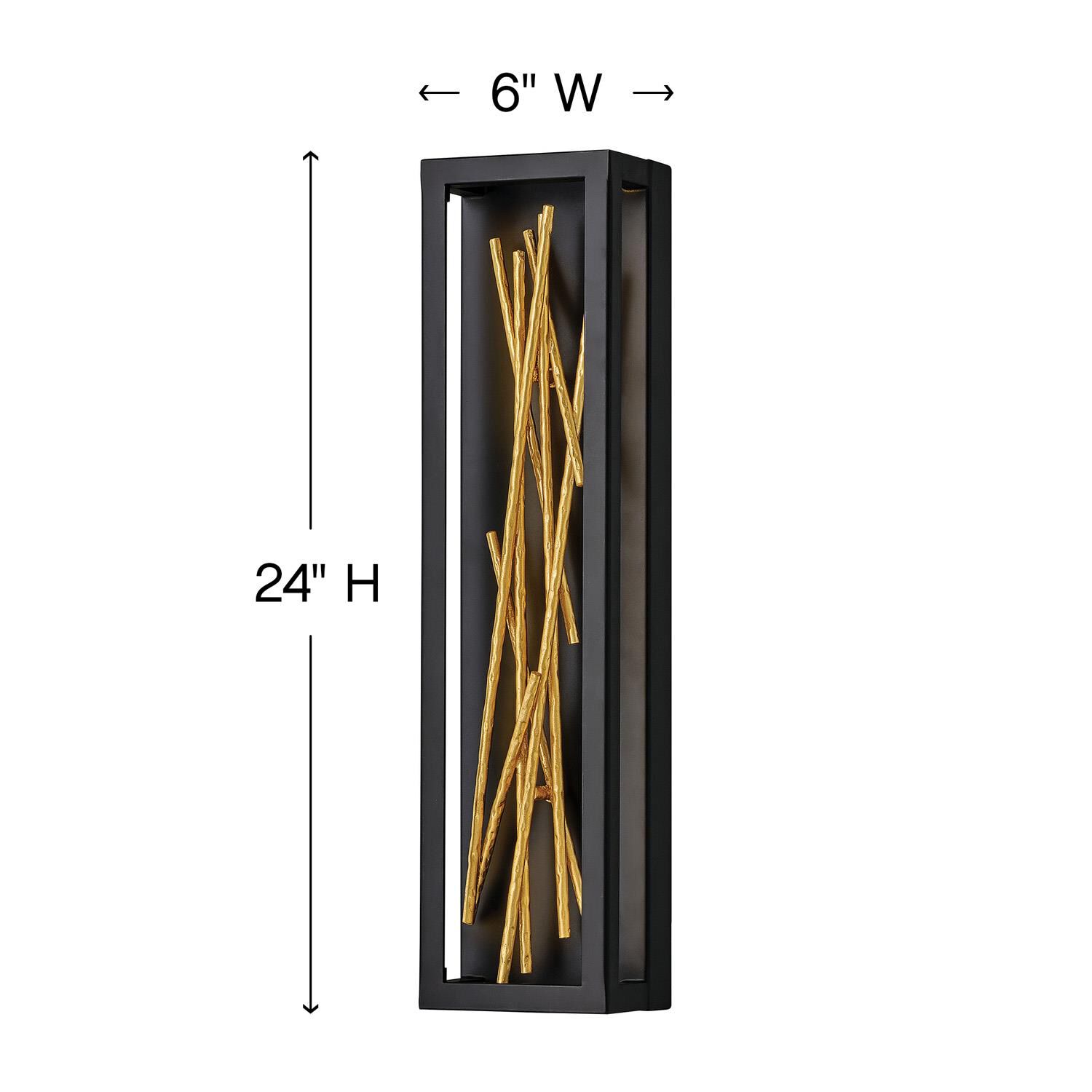 Styx 24 Inch LED Wall Sconce by Fredrick Ramond