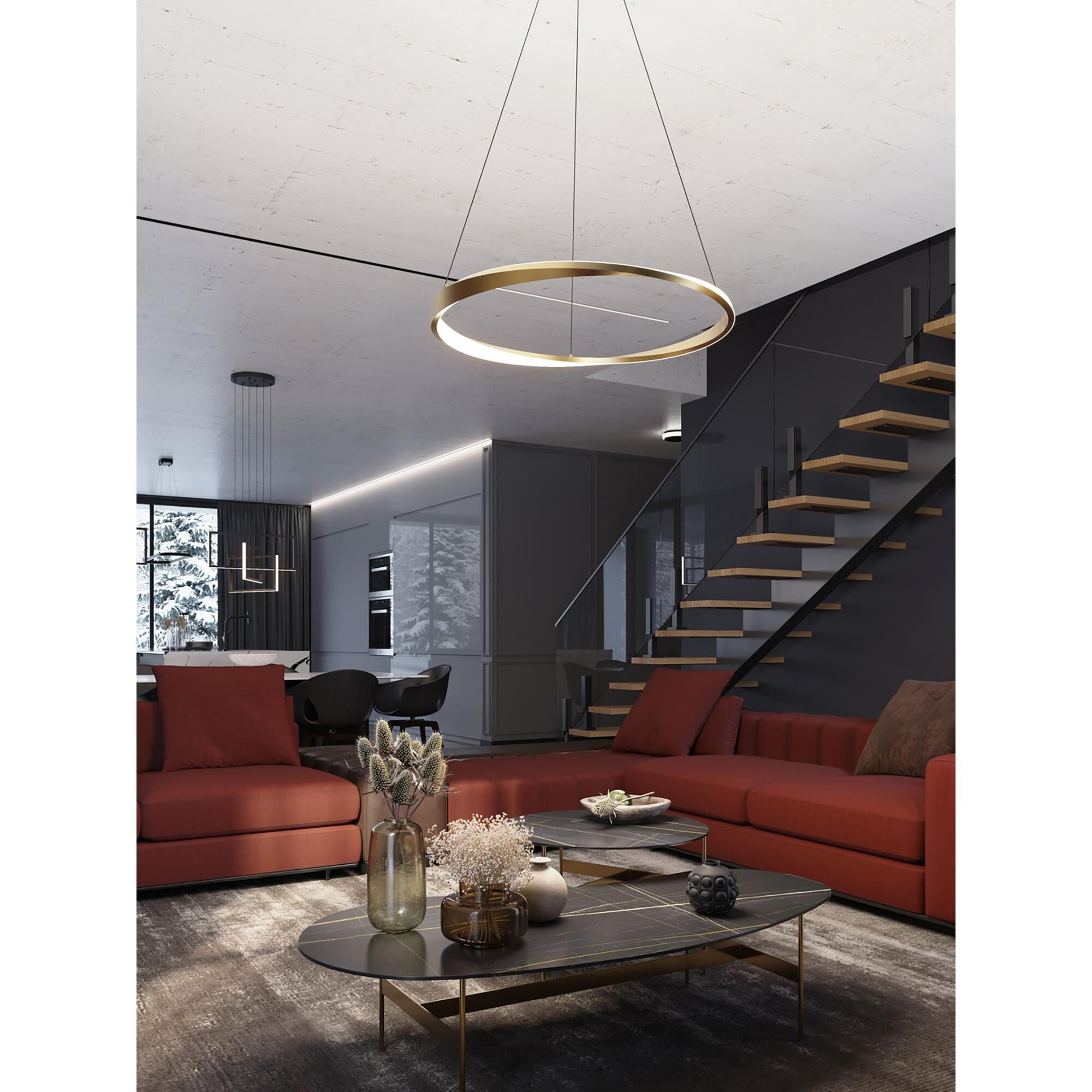 Shown in Light Antique Brass finish and White shade