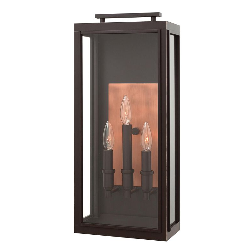 Sutcliffe 22 Inch Tall 3 Light Outdoor Wall Light by Hinkley Lighting