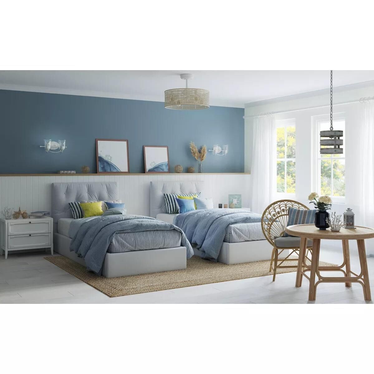 Shown in White finish