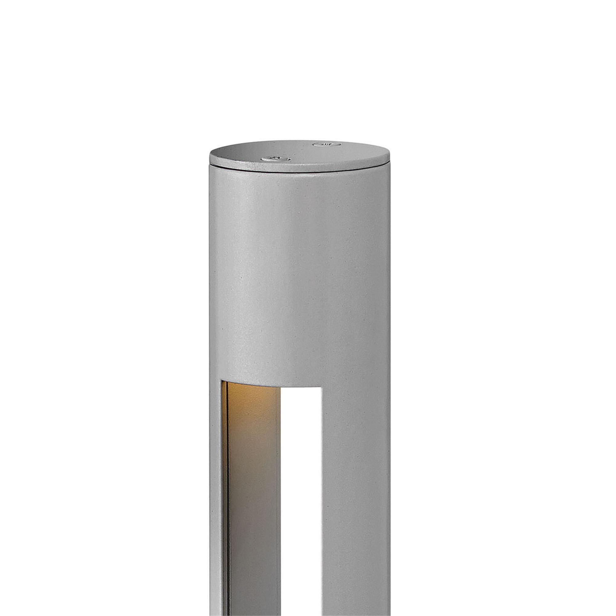 Shown in Titanium finish and Etched  Lens glass