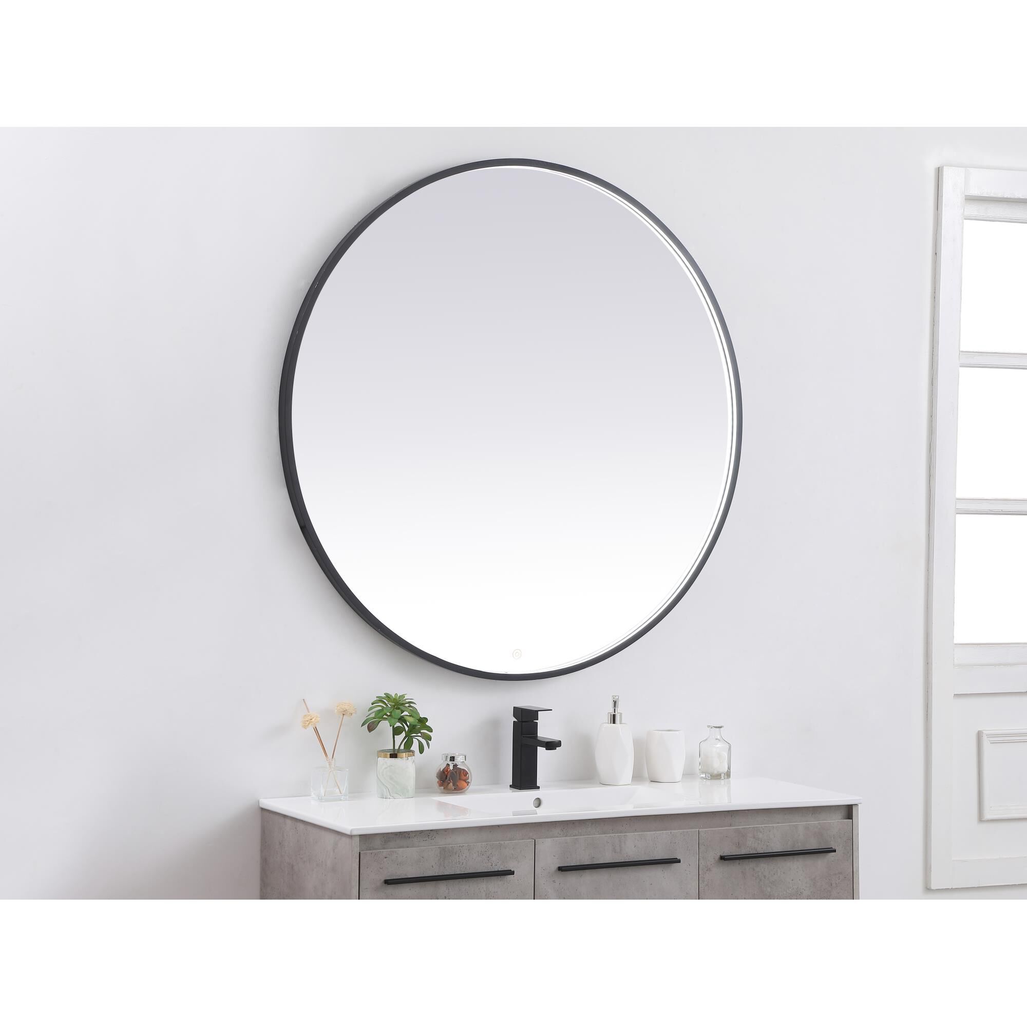 Pier LED Lighted Mirror by Elegant Decor