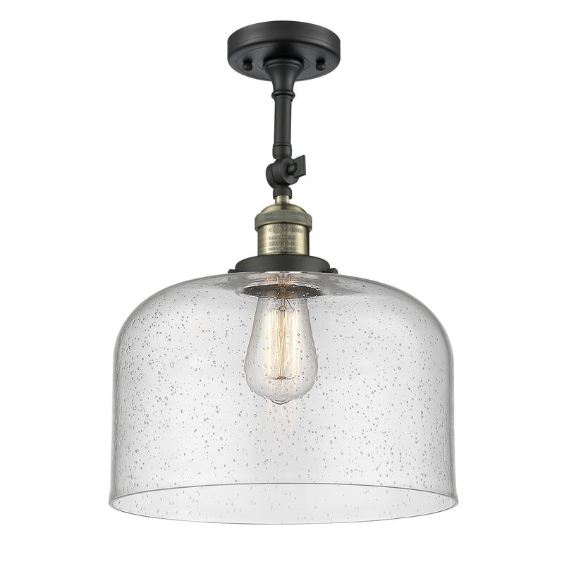 Bruno Marashlian Bell 12 Inch 1 Light Semi Flush Mount by Innovations Lighting
