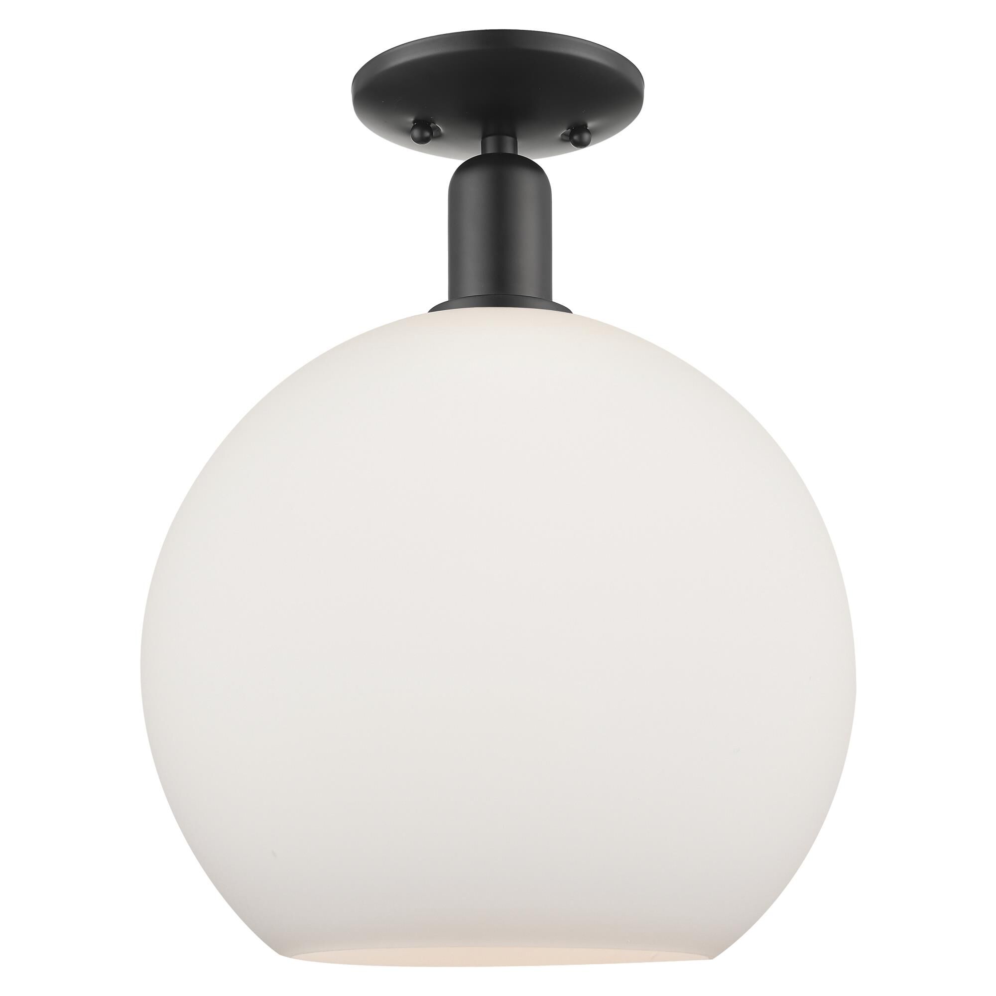 Shown in Matte Black finish and Matte White glass