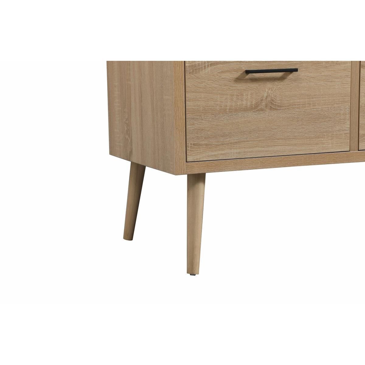 Shown in Mango Wood finish and Without Backsplash accent