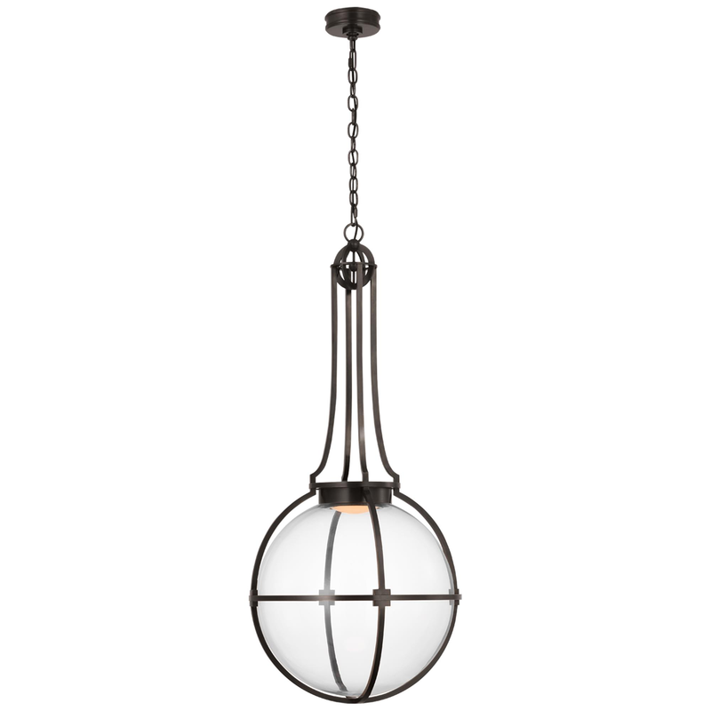 Visual Comfort Signature Collection Chapman & Myers Gracie 19 Inch LED Large Pendant