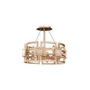 Metropolis 17 Inch 3 Light Semi Flush Mount by Kalco Lighting